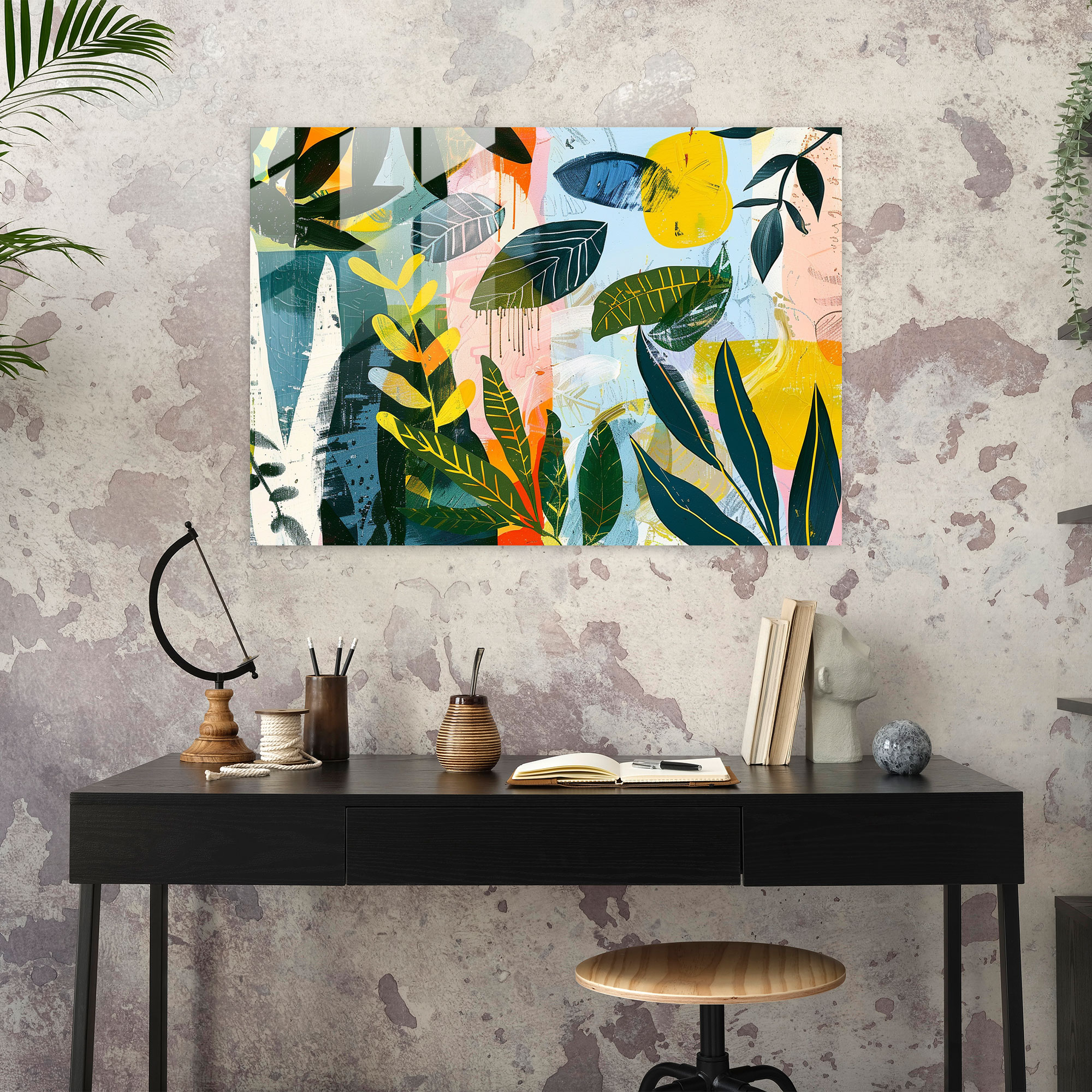 Organic Shapes Glass Print Wall Art - Henri Matisse, Glass Wall Art, Home Decoration, Glass Print
