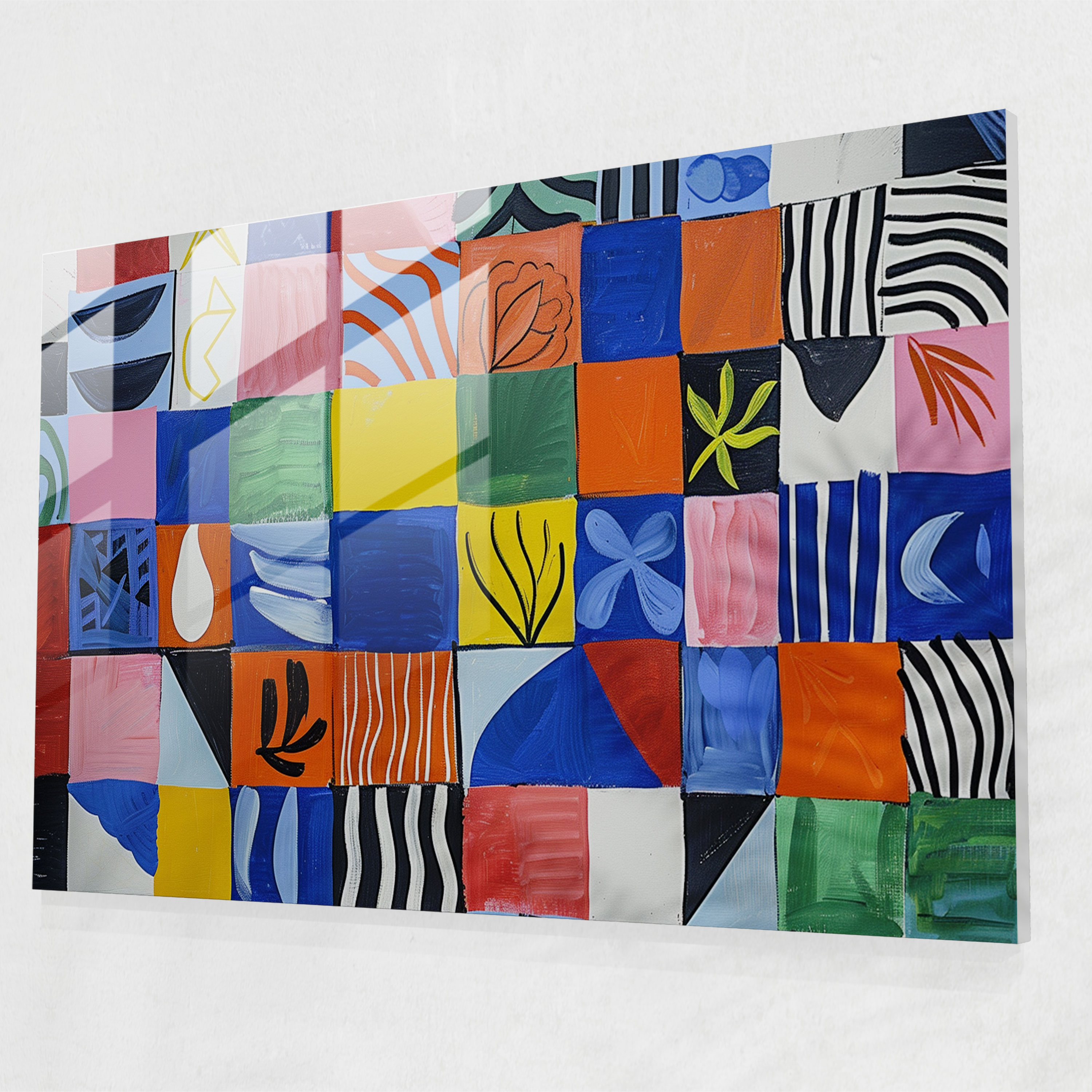 Geometric Patterns Glass Print Wall Art - Henri Matisse, Glass Print, Modern Art, Glass Wall Art