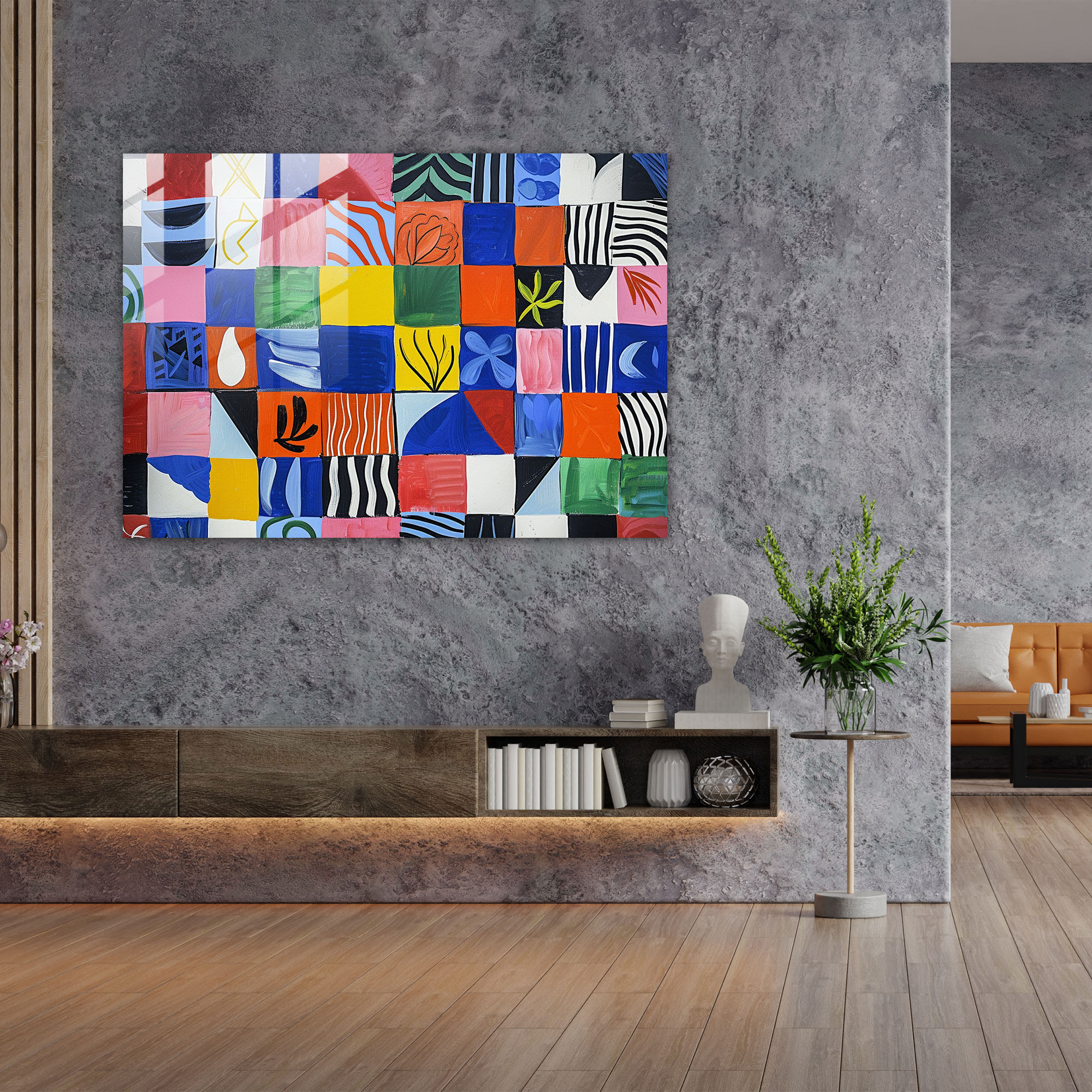 Geometric Patterns Glass Print Wall Art - Henri Matisse, Glass Print, Modern Art, Glass Wall Art