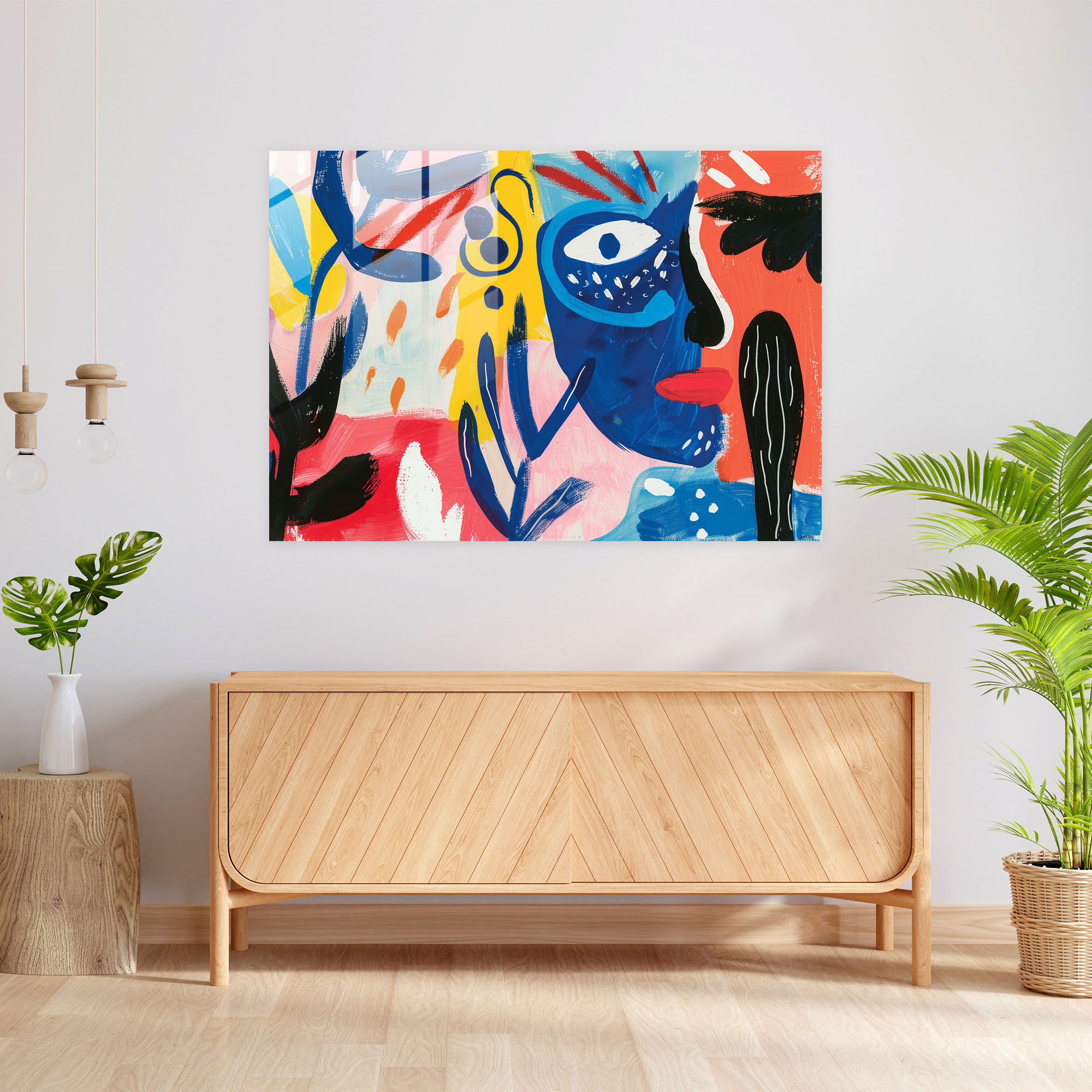 Abstract Shapes Glass Print Wall Art - Henri Matisse, Wall Decoration, Modern Art, Glass Print
