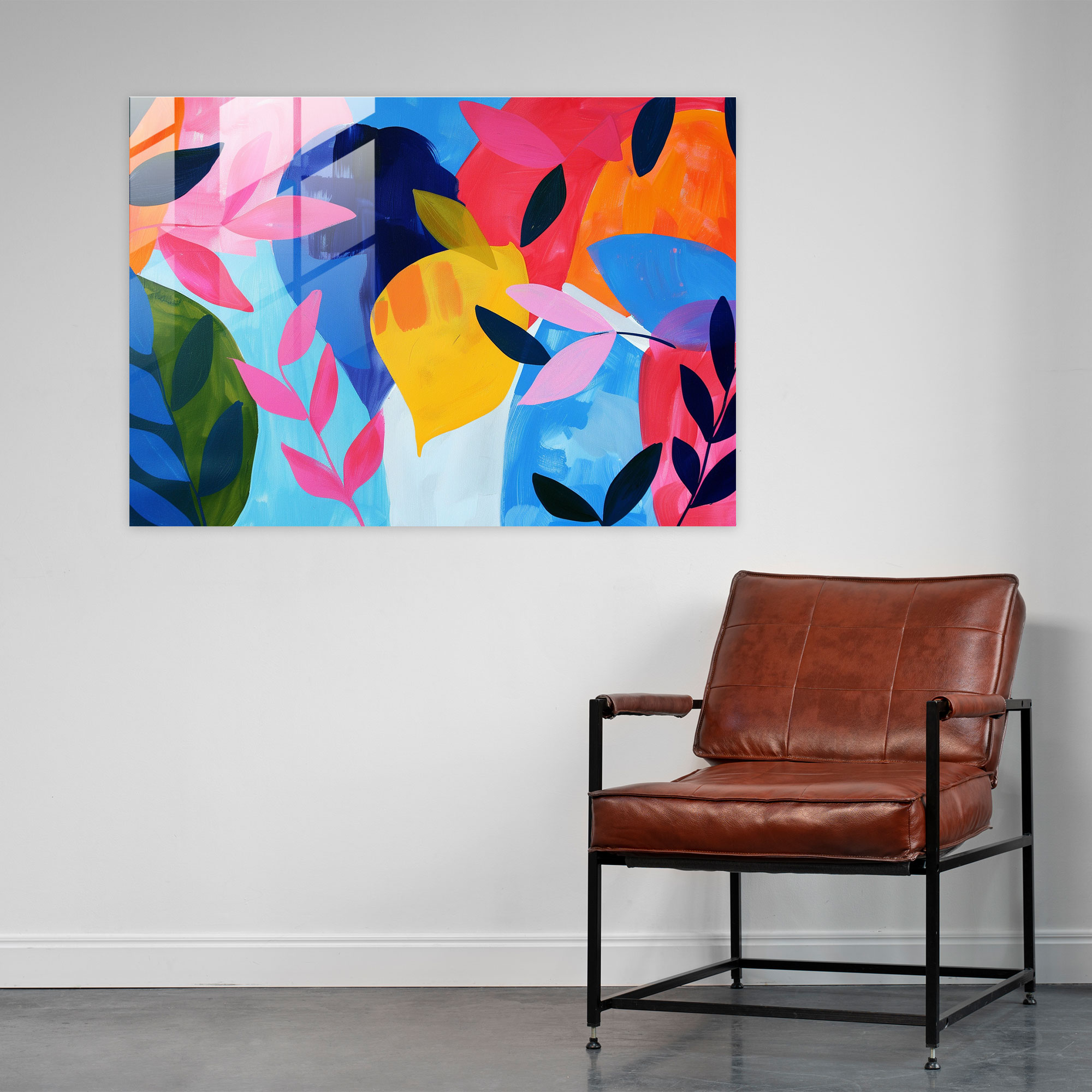 Henri Matisse Glass Print - Nature Inspiration - Henri Matisse, Henri Matisse, Abstract Shapes, Wall Decoration