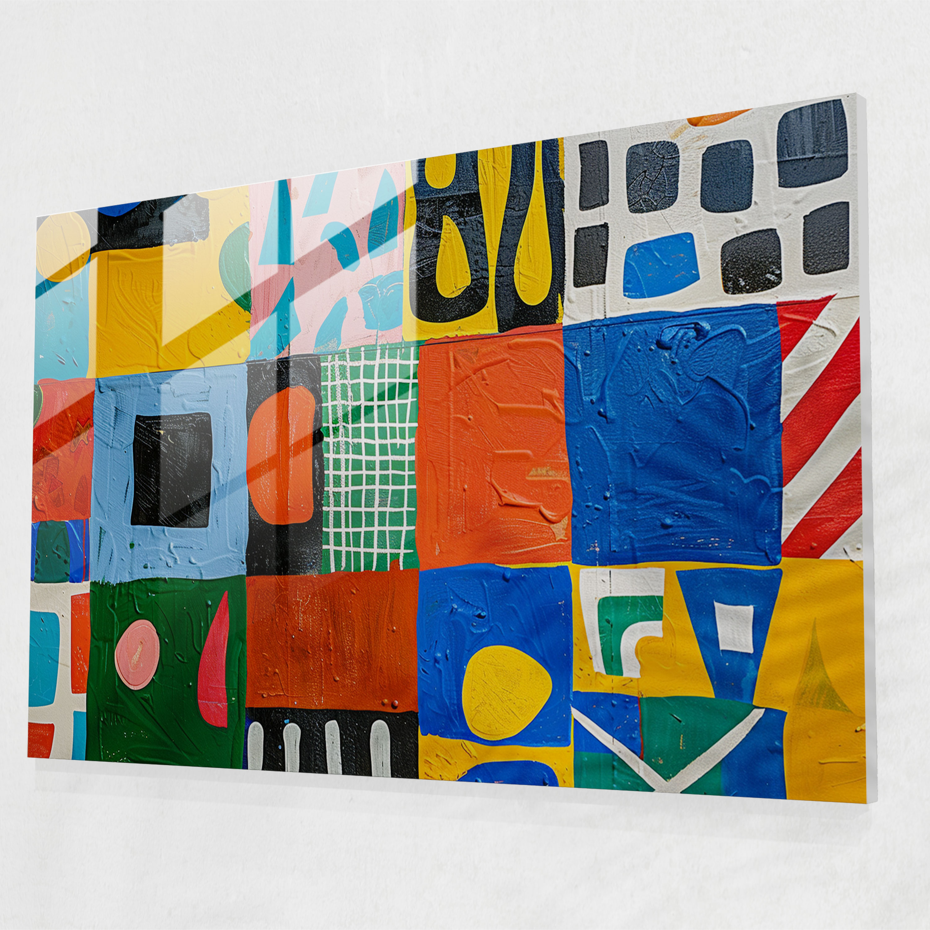 Henri Matisse Wall Decoration - Geometric Patterns - Henri Matisse, Wall Decoration, Henri Matisse, Glass Wall Art