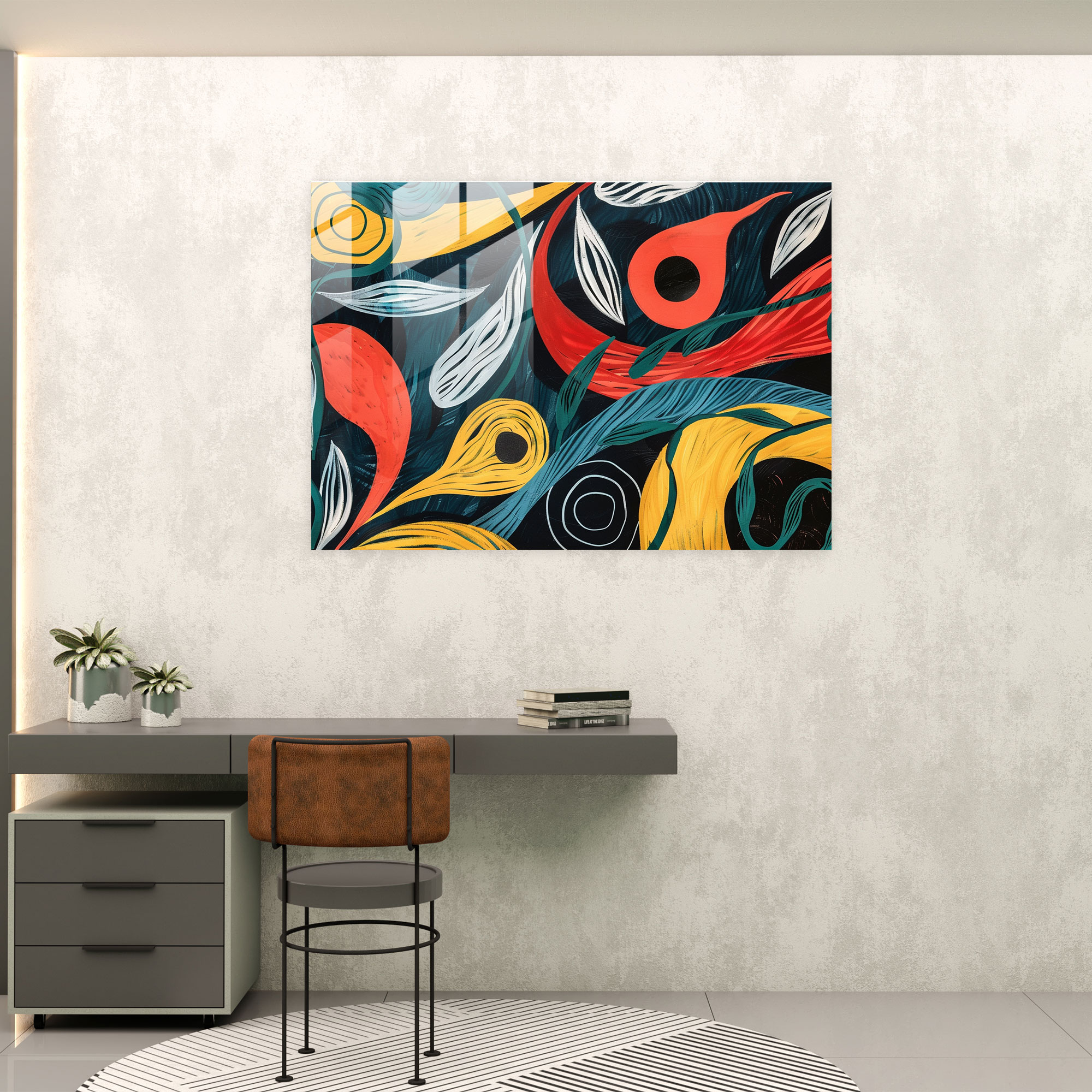 Henri Matisse Glass Art - Organic Shapes - Henri Matisse, Modern Art, Glass Art, Glass Wall Art