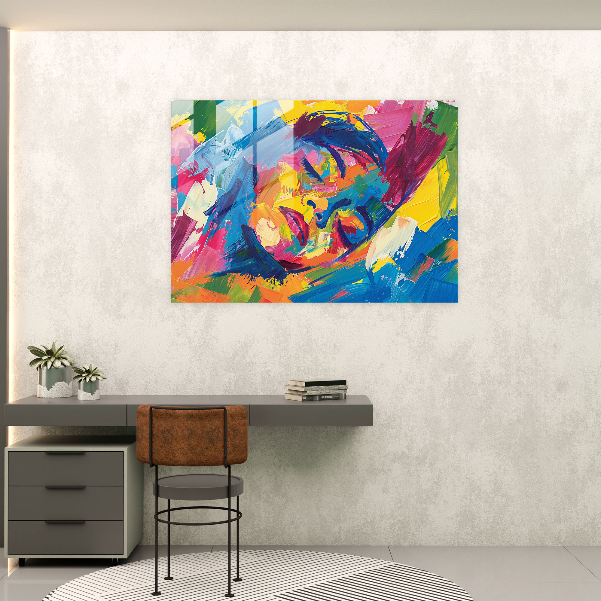 Henri Matisse Modern Art - Expressive Brushstrokes - Henri Matisse, Wall Decoration, Glass Wall Art, Glass Art
