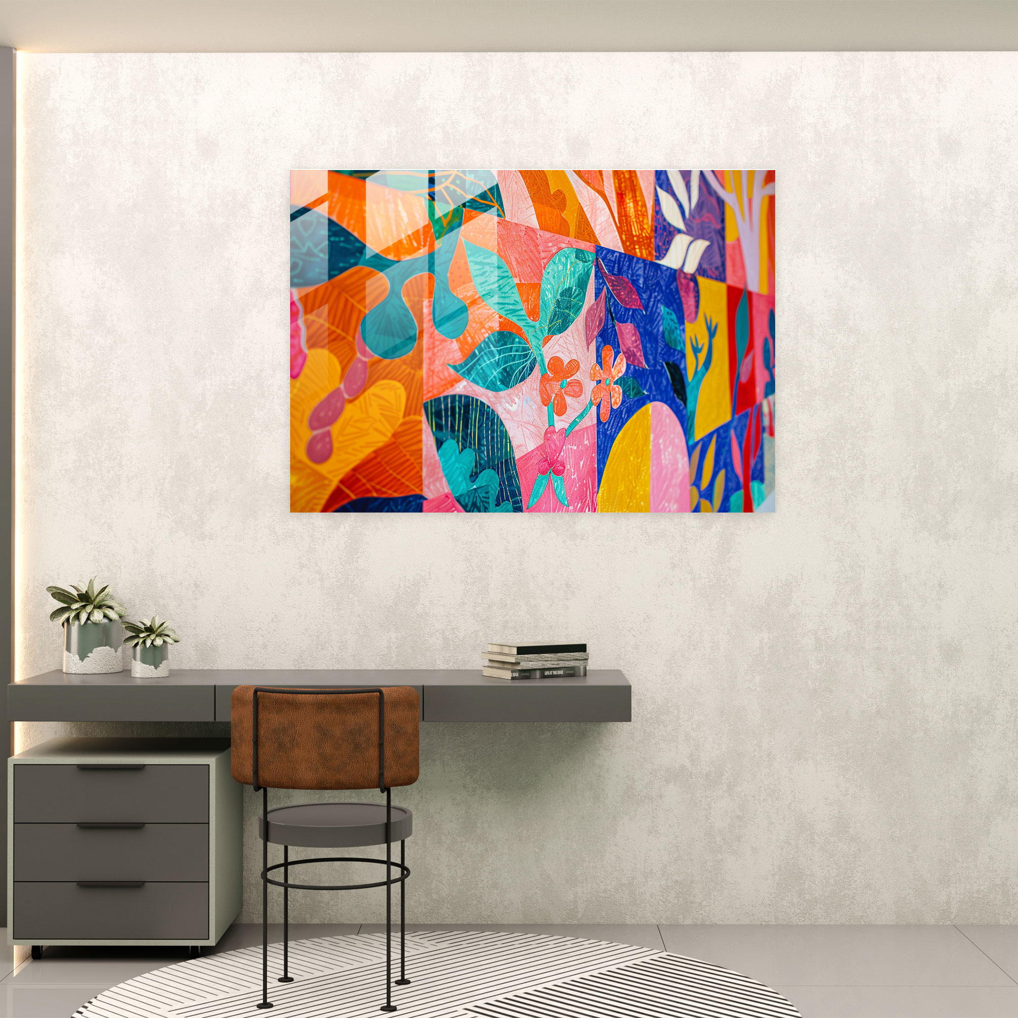 Henri Matisse Wall Decoration - Harmonious Colors - Henri Matisse, Home Decoration, Modern Art, Glass Art