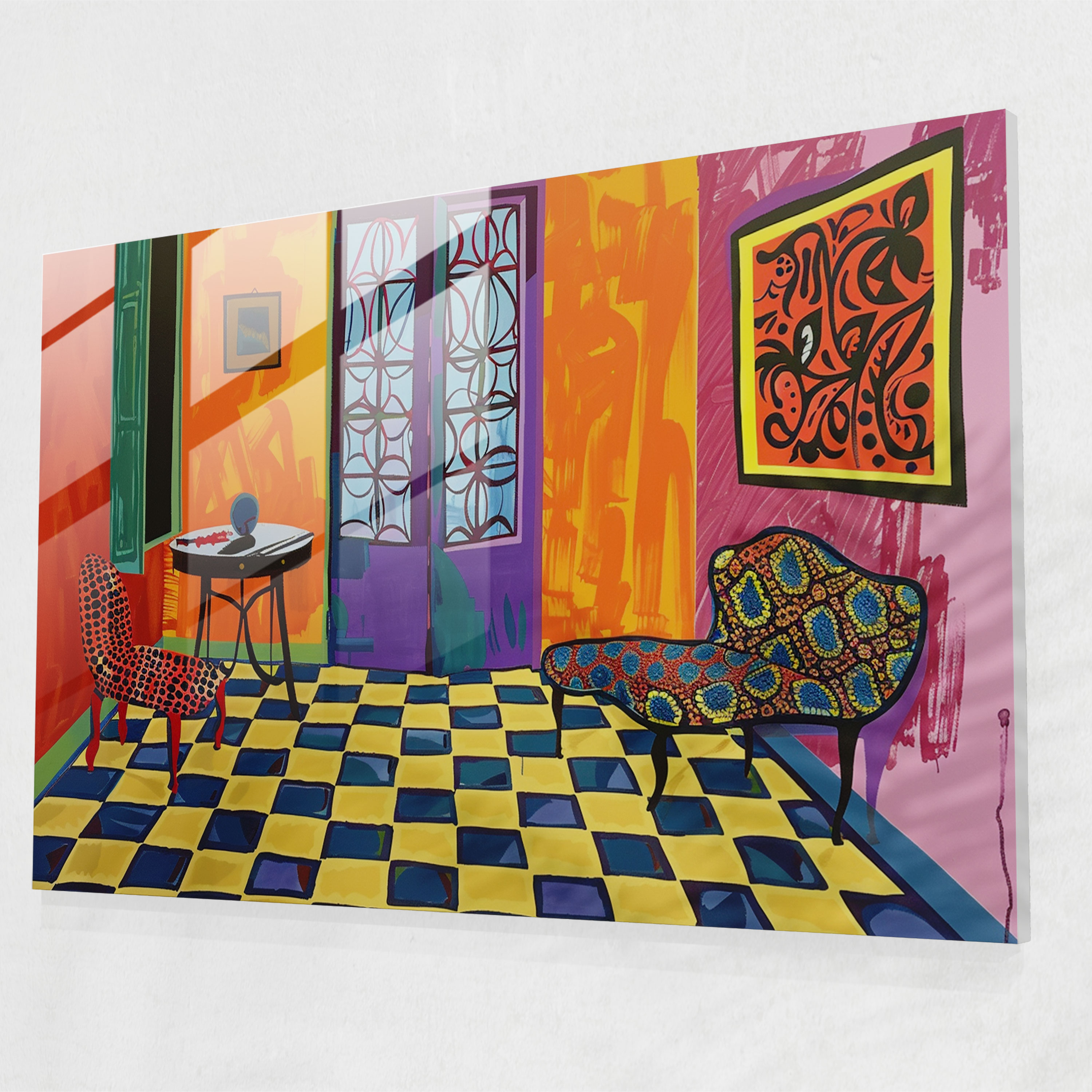 Henri Matisse Modern Art Glass Print - Henri Matisse, Glass Print, Wall Decoration, Glass Art