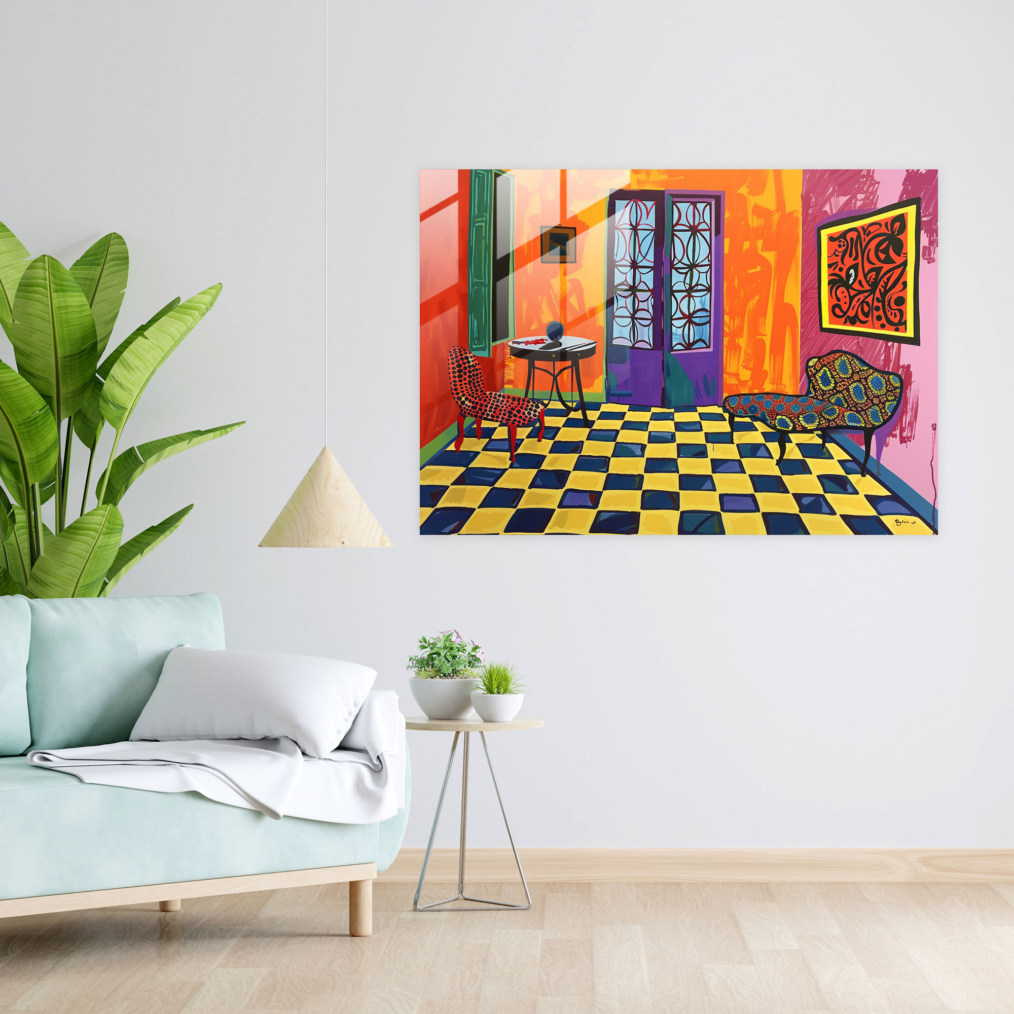 Henri Matisse Modern Art Glass Print - Henri Matisse, Glass Print, Wall Decoration, Glass Art