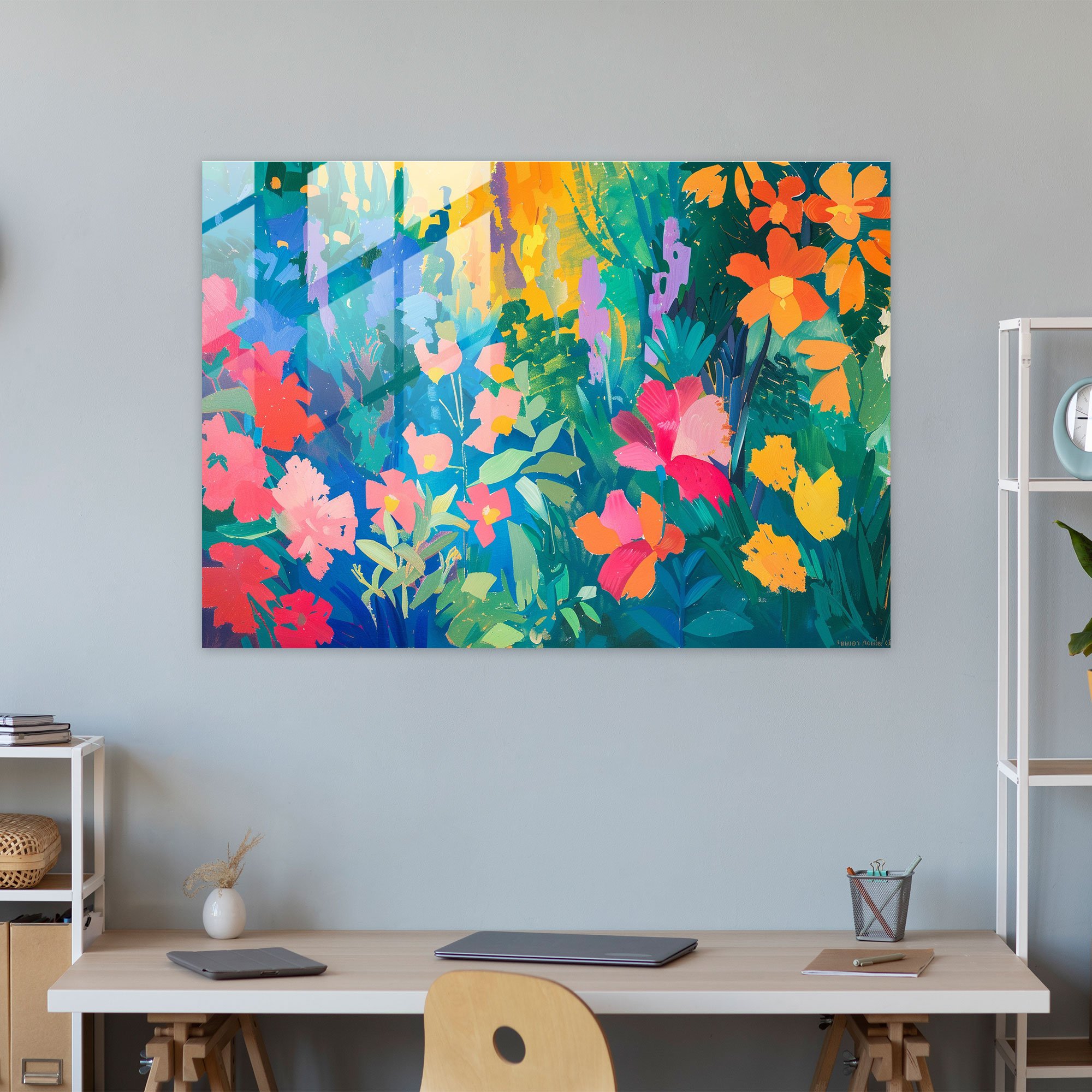 Henri Matisse Home Decoration - Garden Scene - Henri Matisse, Wall Decoration, Modern Art, Glass Print