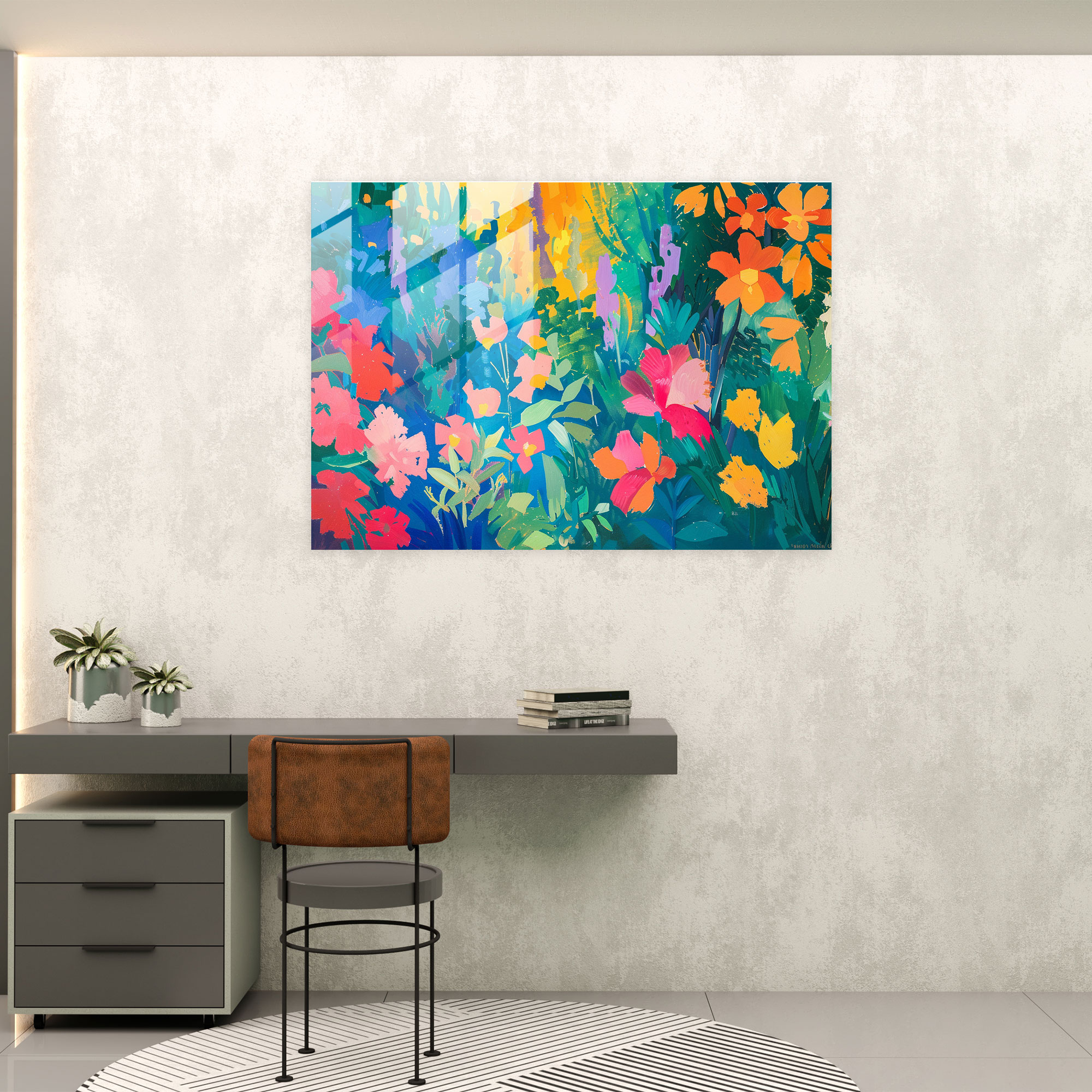Henri Matisse Home Decoration - Garden Scene - Henri Matisse, Wall Decoration, Modern Art, Glass Print
