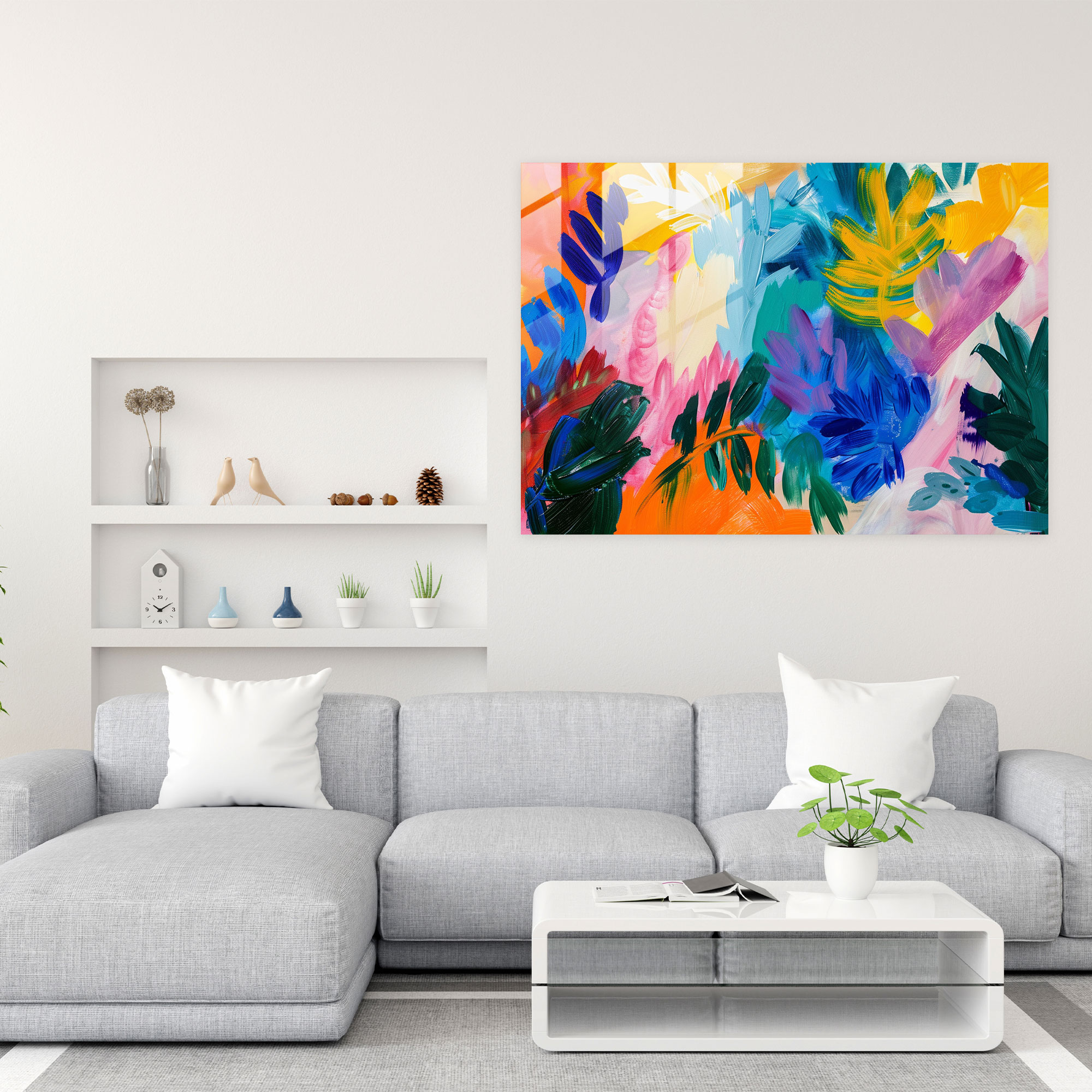 Henri Matisse Modern Art Glass Print - Bold Brush Strokes - Henri Matisse, Wall Decoration, Henri Matisse, Modern Art
