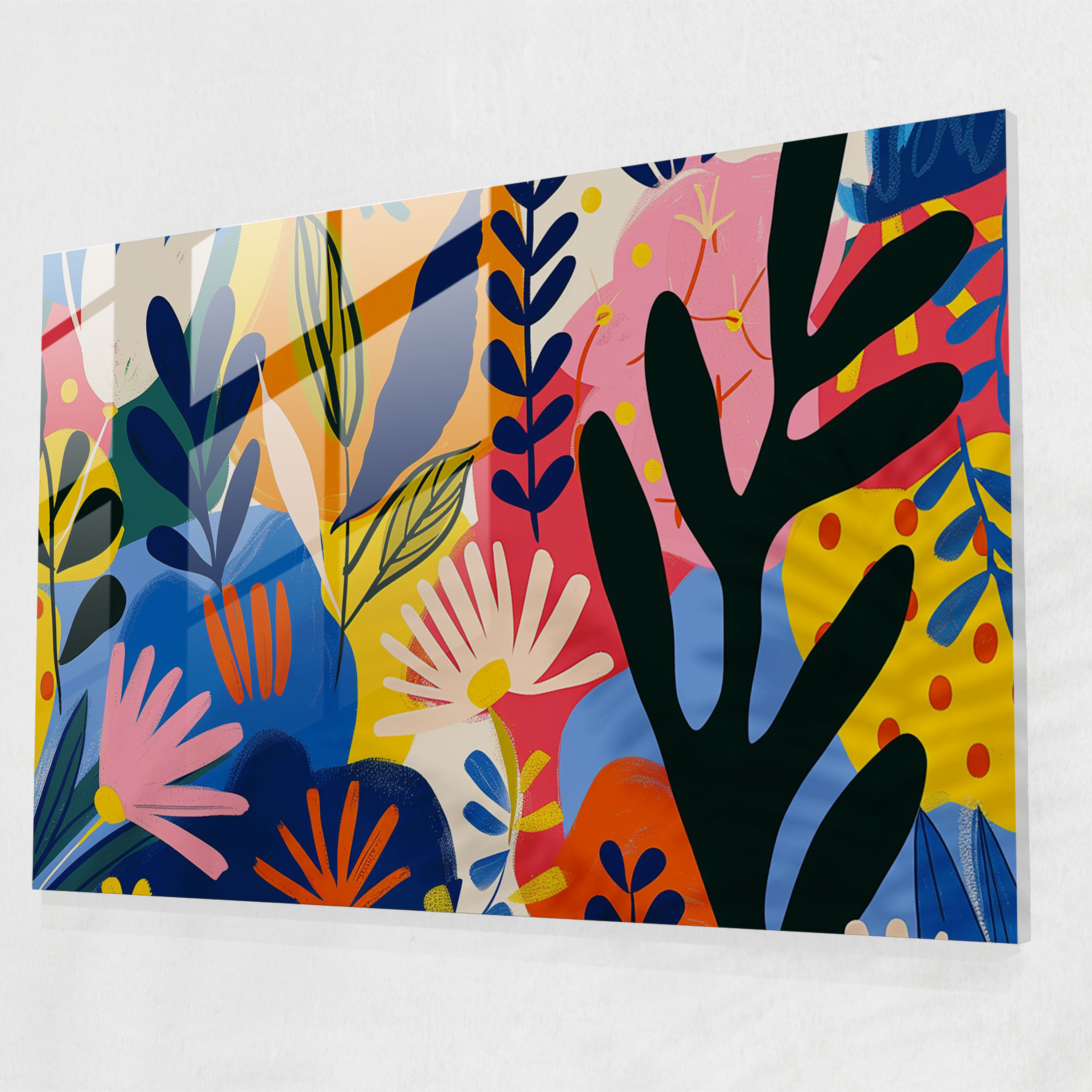 Henri Matisse Glass Art - Vibrant Florals - Henri Matisse, Modern Art, Glass Art, Home Decoration