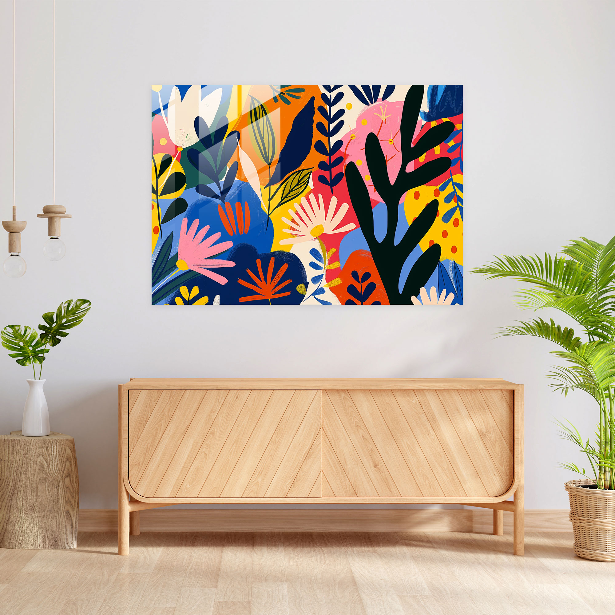 Henri Matisse Glass Art - Vibrant Florals - Henri Matisse, Modern Art, Glass Art, Home Decoration