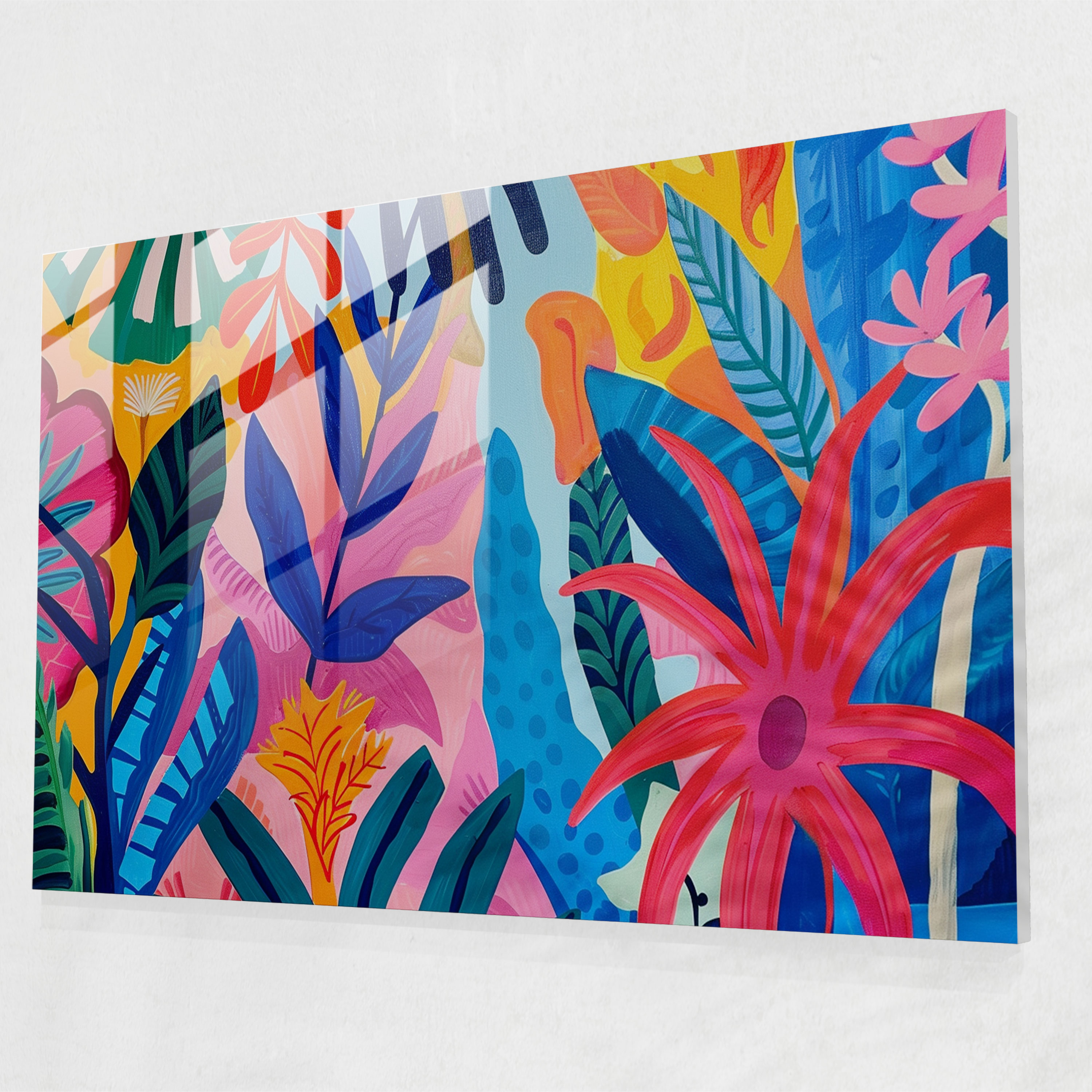 Henri Matisse Glass Wall Art: Tropical Paradise - Henri Matisse, Glass Wall Art, Flora, Wall Decoration