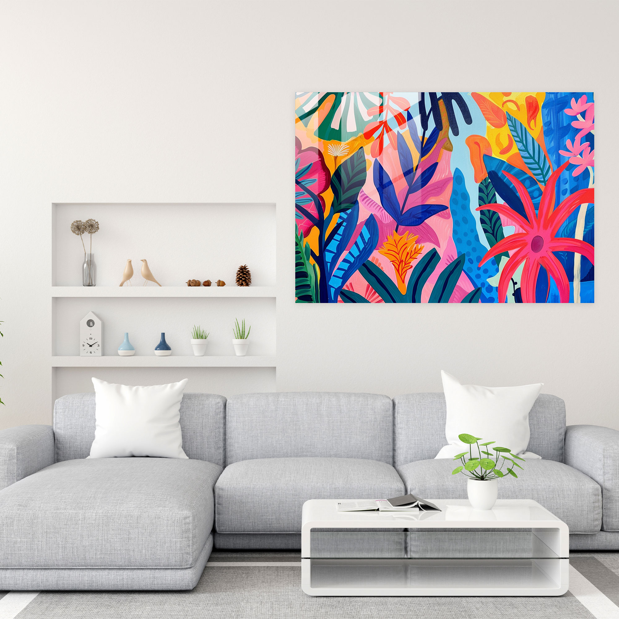 Henri Matisse Glass Wall Art: Tropical Paradise - Henri Matisse, Glass Wall Art, Flora, Wall Decoration