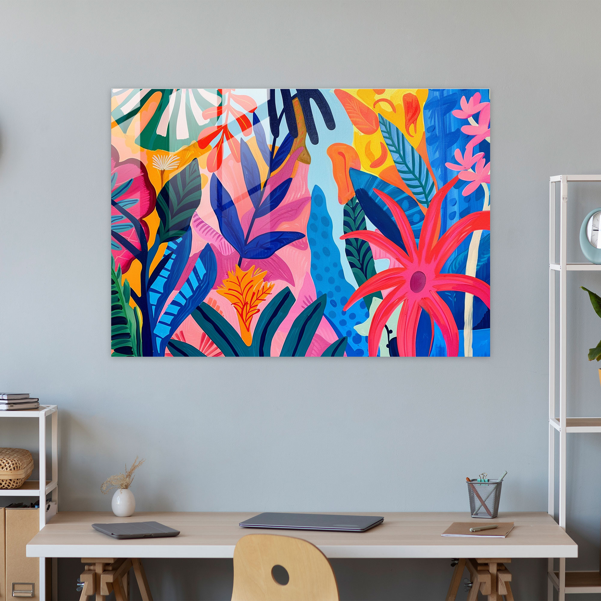 Henri Matisse Glass Wall Art: Tropical Paradise - Henri Matisse, Glass Wall Art, Flora, Wall Decoration