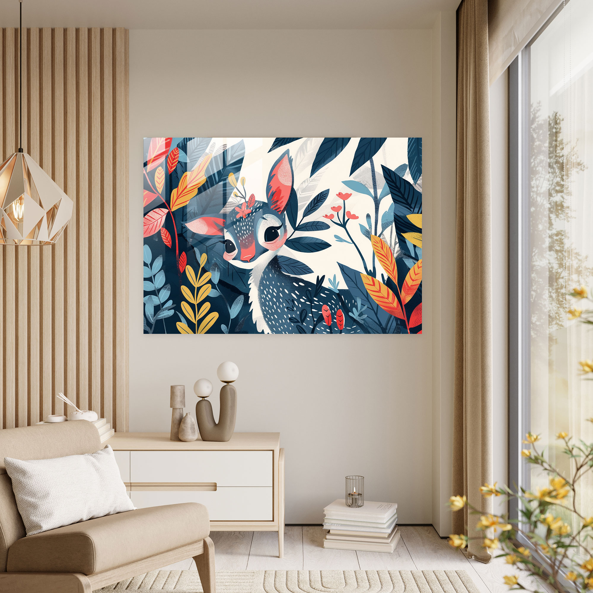 Henri Matisse Glass Print: Whimsical Animals - Henri Matisse, Glass Print, Modern Art, Glass Wall Art