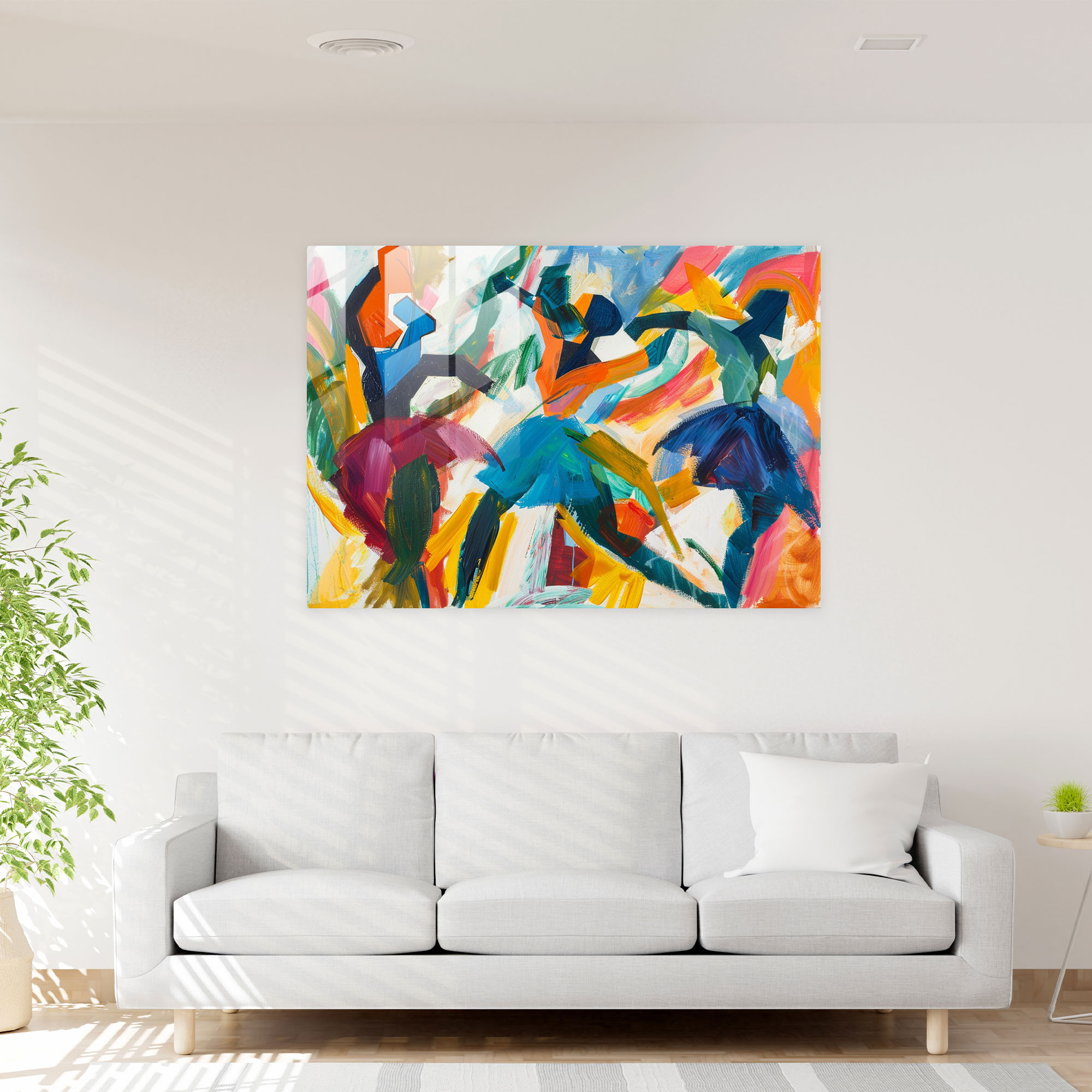 Henri Matisse Glass Print: Dynamic Figures - Henri Matisse, Glass Wall Art, Glass Print, Henri Matisse