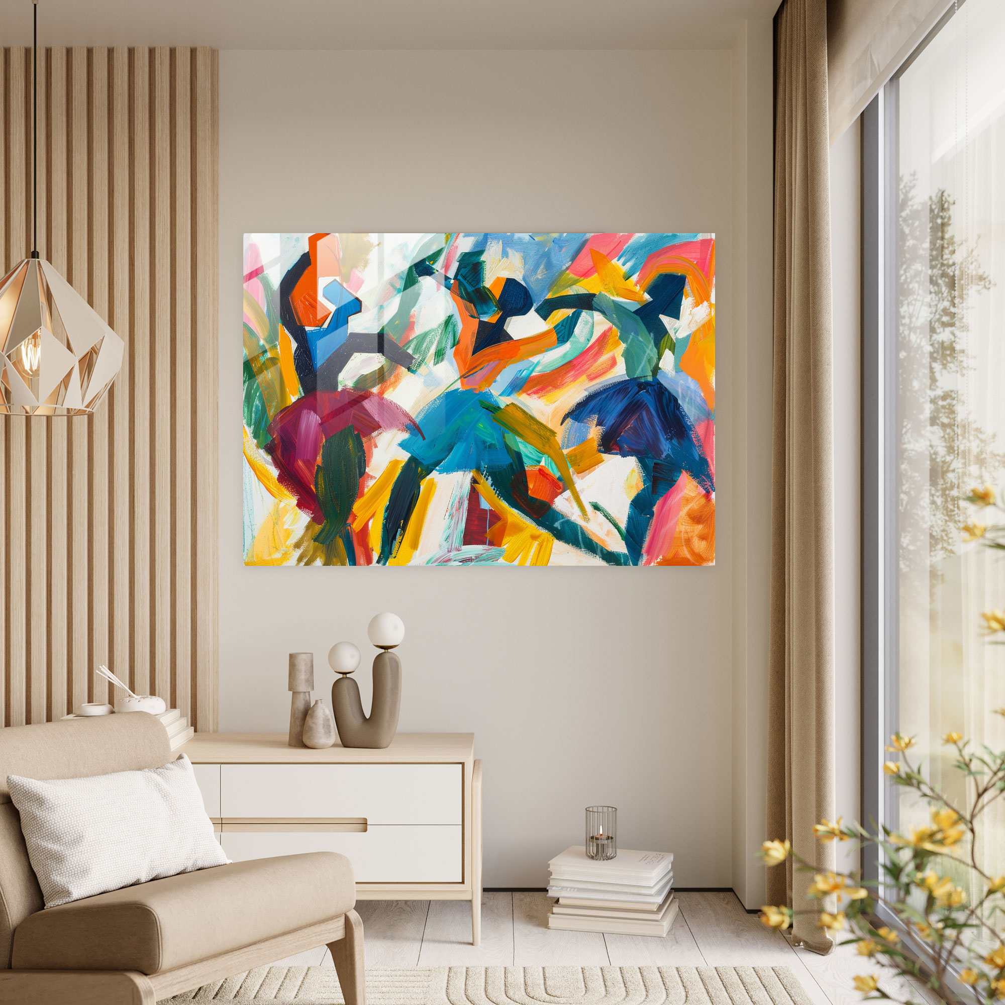 Henri Matisse Glass Print: Dynamic Figures - Henri Matisse, Glass Wall Art, Glass Print, Henri Matisse