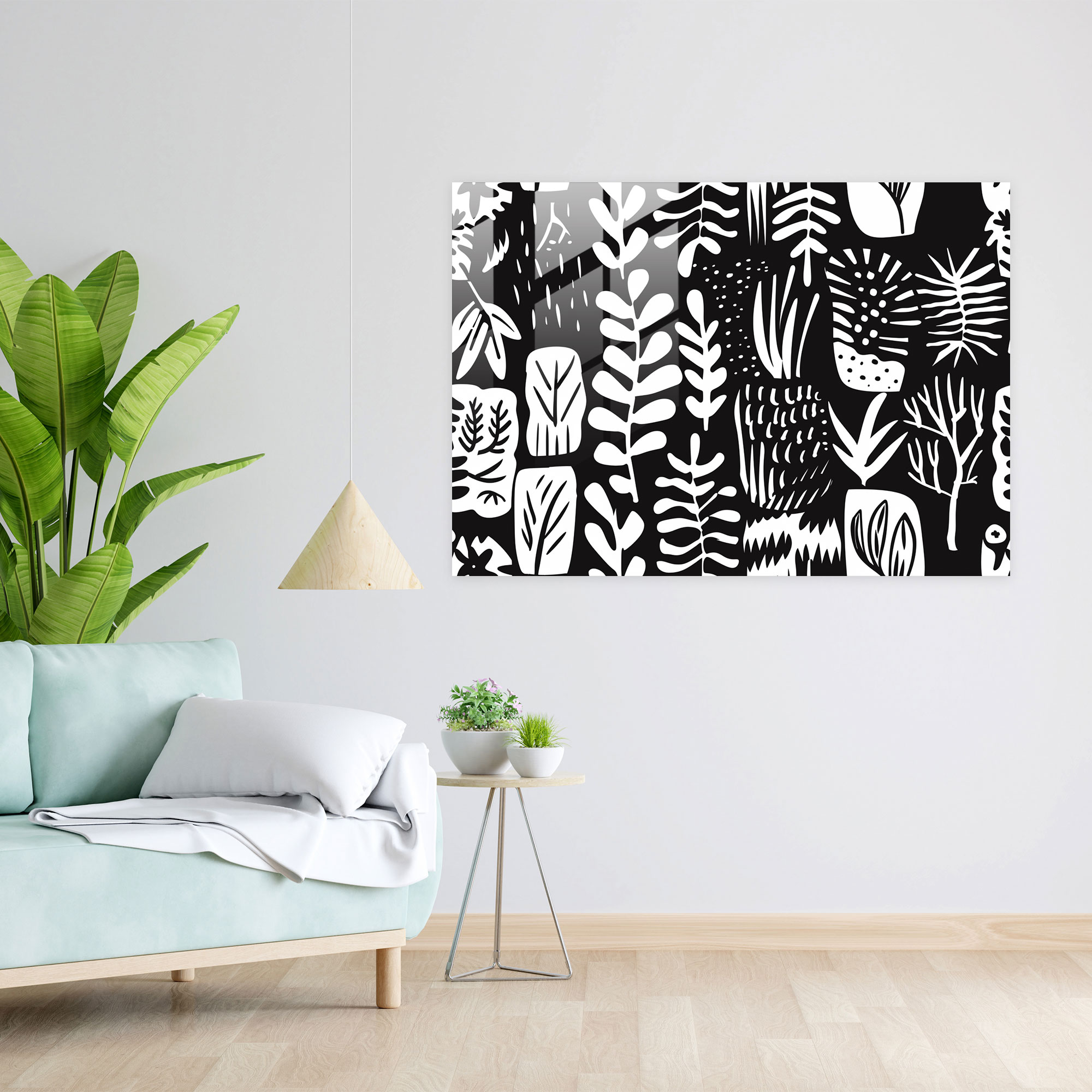 Henri Matisse Glass Wall Art: Minimalist Patterns - Henri Matisse, Wall Decoration, Minimalist, Glass Wall Art
