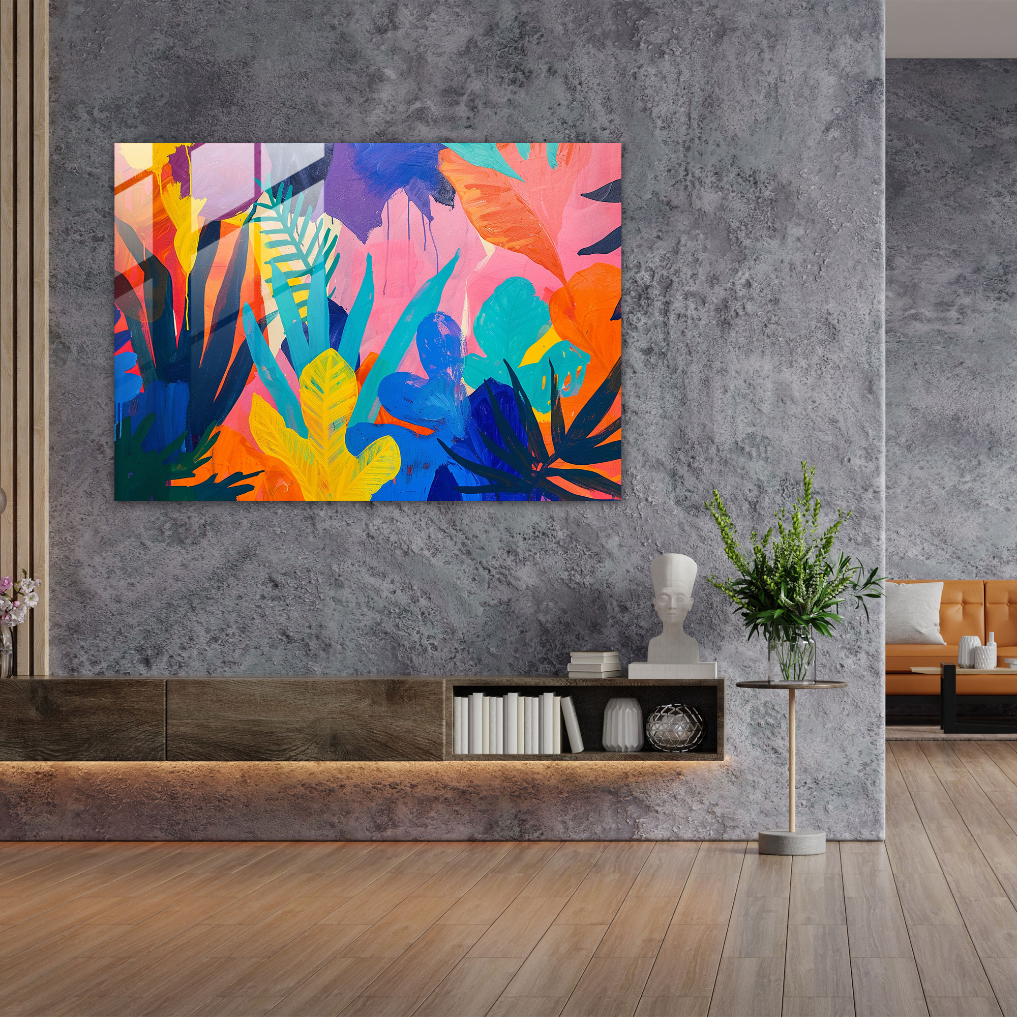 Henri Matisse Modern Art - Henri Matisse, Glass Wall Art, Henri Matisse, Home Decoration
