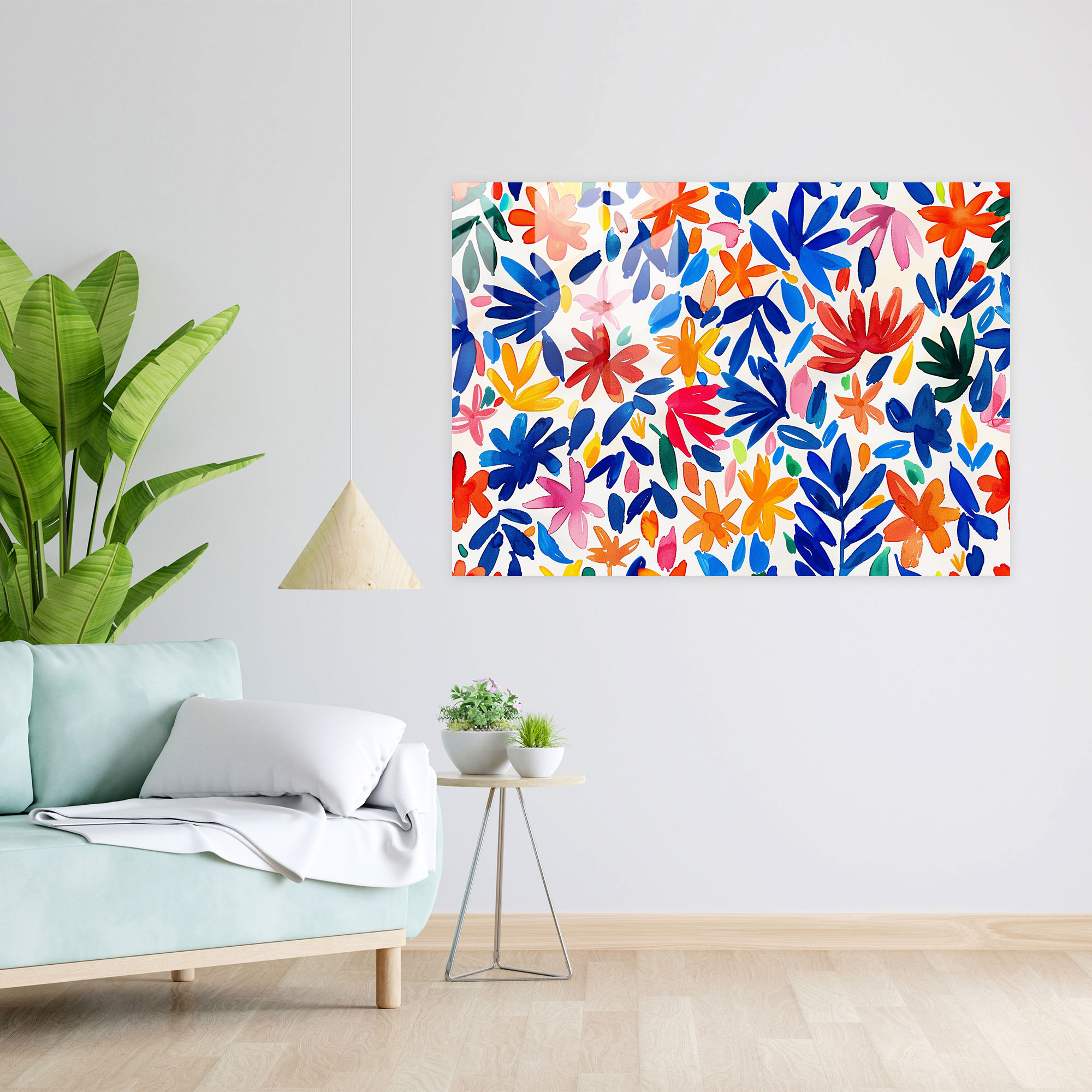 Floral Henri Matisse Glass Art - Henri Matisse, Glass Art, Henri Matisse, Glass Wall Art
