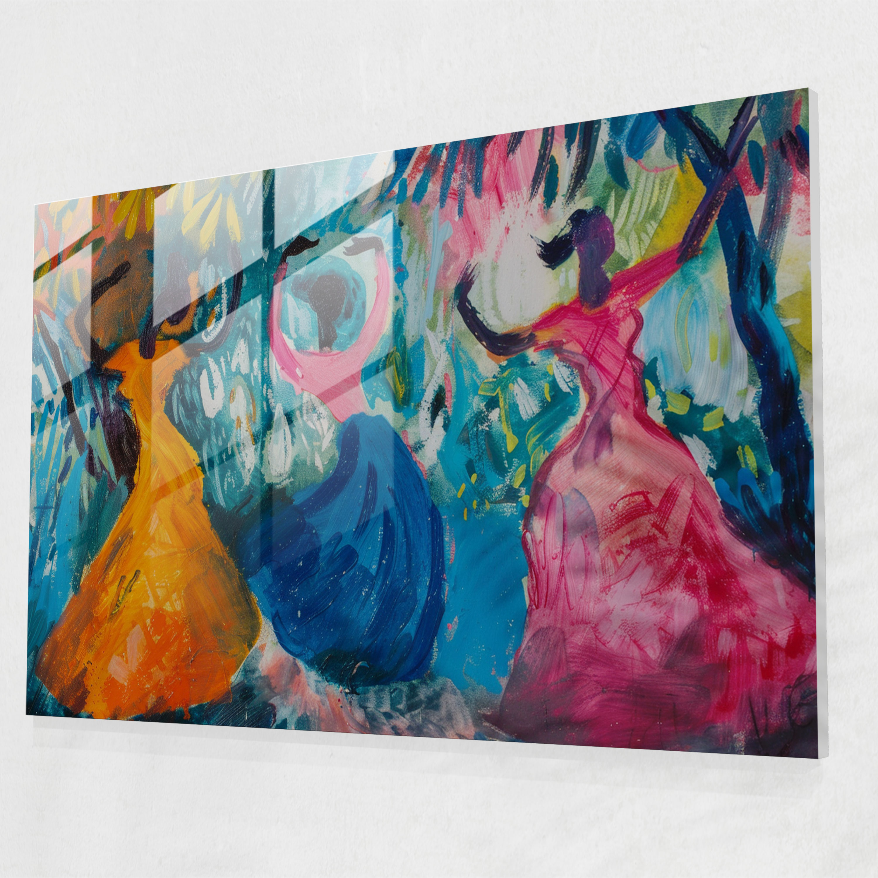 Henri Matisse Glass Print: Whimsical Garden Glass Wall Art - Henri Matisse, Whimsical Art, Glass Wall Art, Wall Decoration