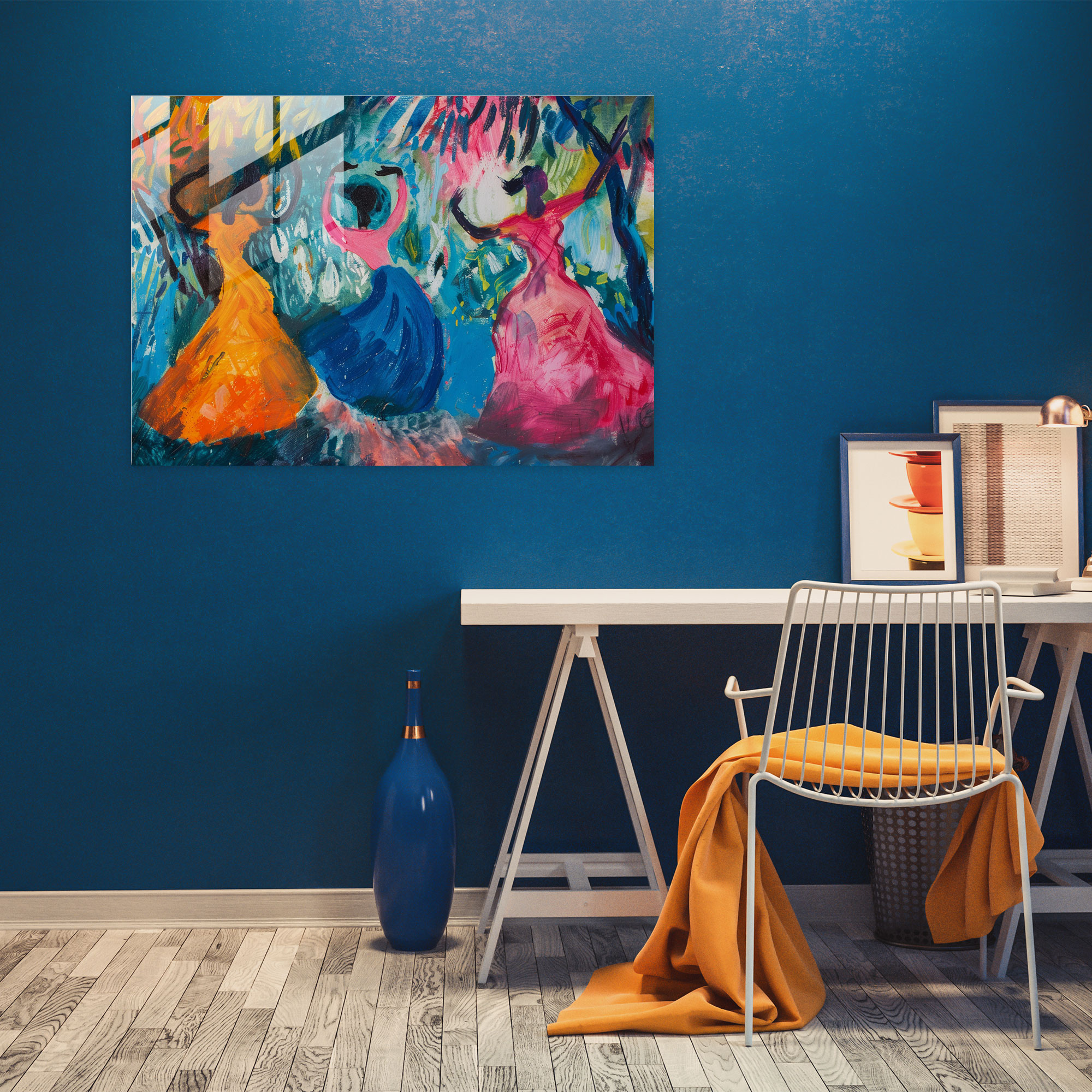 Henri Matisse Glass Print: Whimsical Garden Glass Wall Art - Henri Matisse, Whimsical Art, Glass Wall Art, Wall Decoration