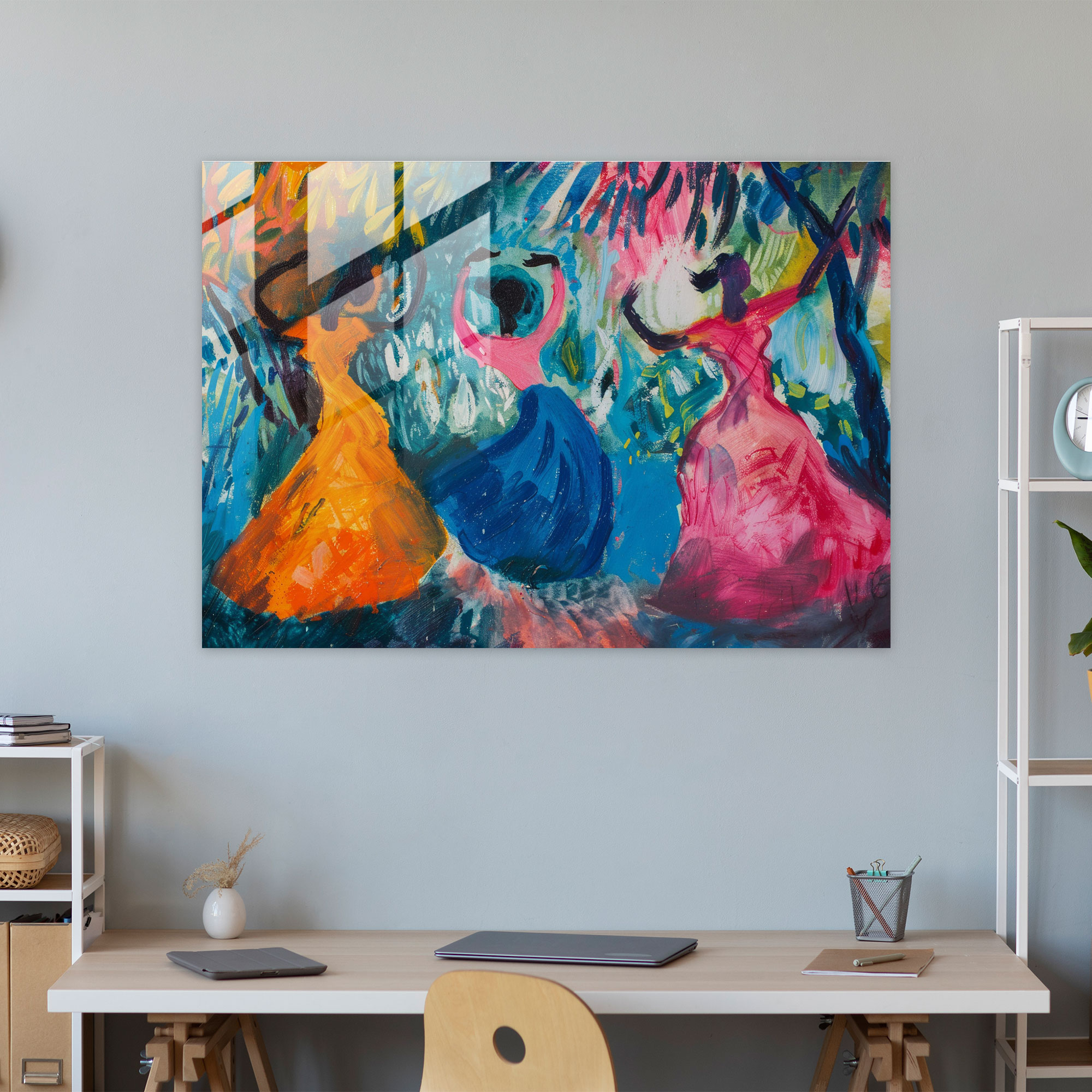 Henri Matisse Glass Print: Whimsical Garden Glass Wall Art - Henri Matisse, Whimsical Art, Glass Wall Art, Wall Decoration