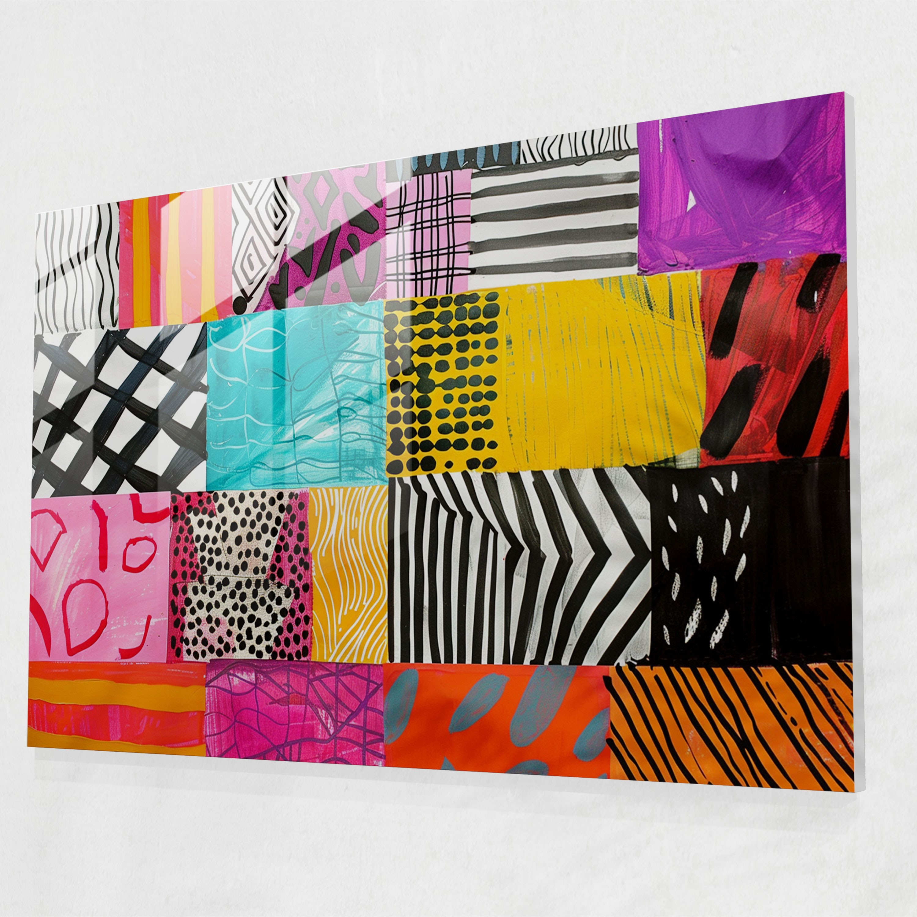Henri Matisse Wall Decoration: Geometric Patterns Glass Art - Henri Matisse, Wall Decoration, Modern Art, Henri Matisse