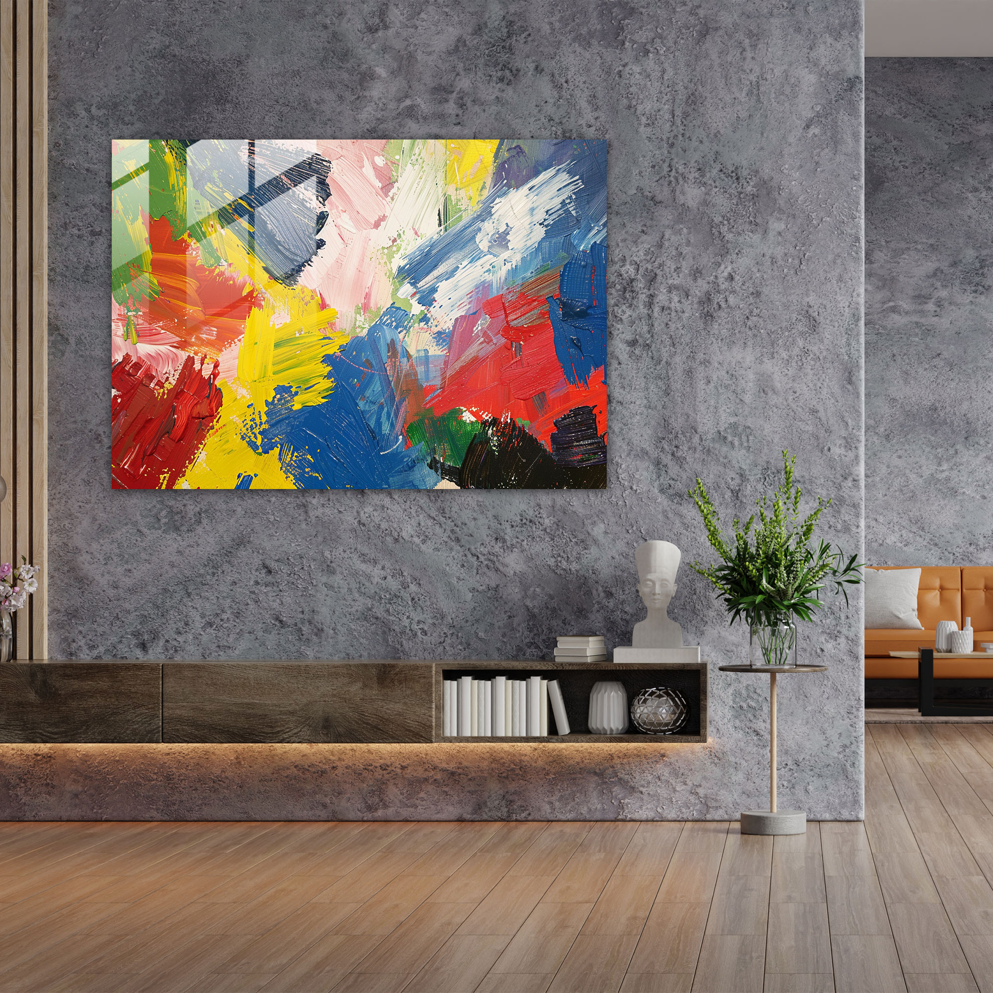 Henri Matisse Glass Wall Art: Expressive Strokes Glass Print - Henri Matisse, Glass Wall Art, Glass Print, Expressive Strokes