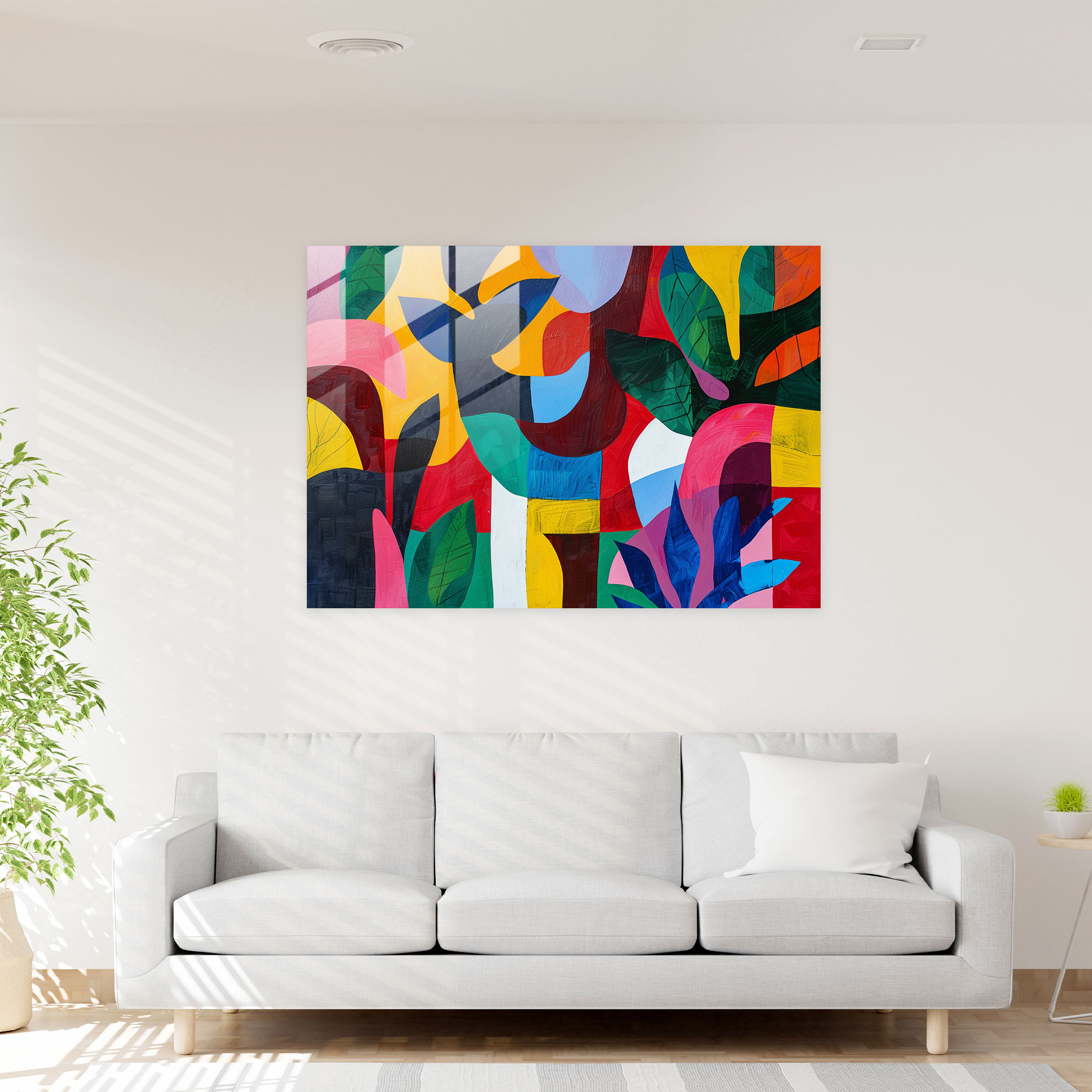 Colorful Henri Matisse Glass Print - Henri Matisse, Wall Decoration, Home Decoration, Glass Art