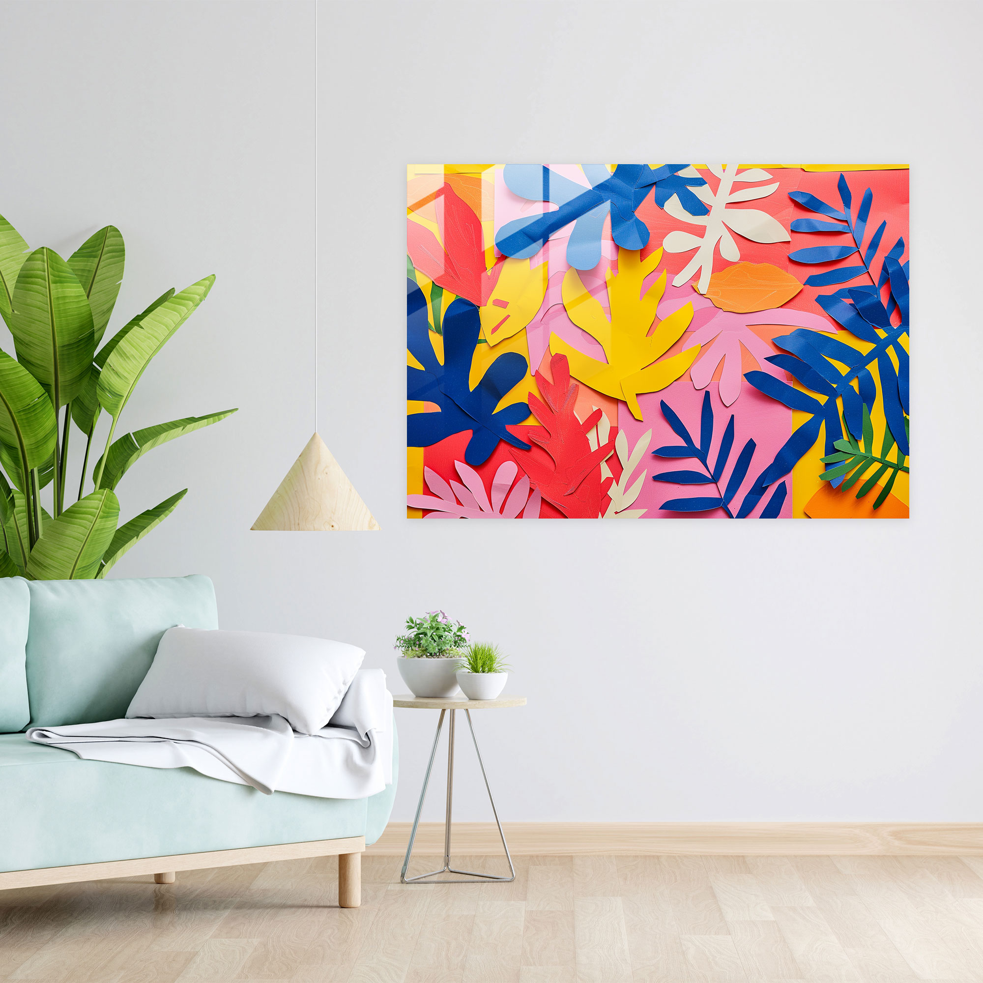 Playful Henri Matisse Glass Wall Art - Henri Matisse, Home Decoration, Glass Art, Henri Matisse