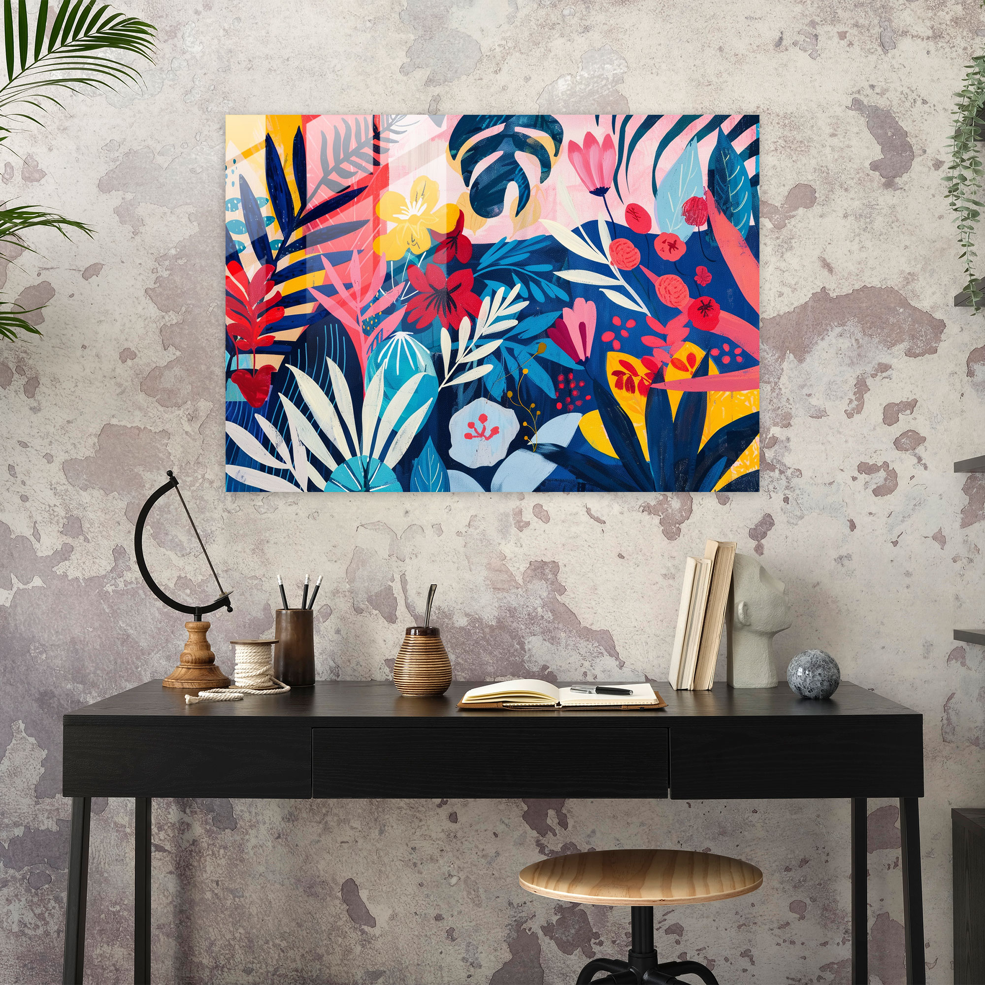 Henri Matisse Botanical Glass Print - Henri Matisse, Modern Art, Glass Wall Art, Wall Decoration