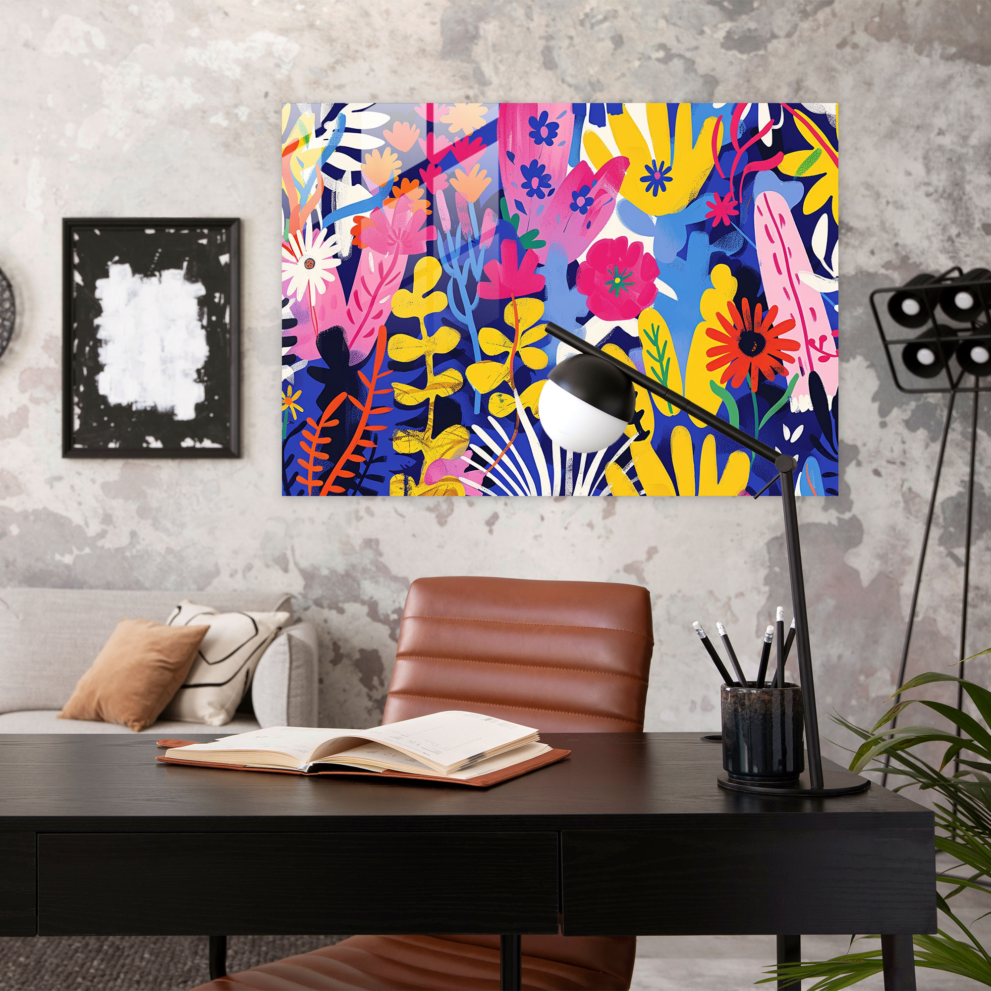 Henri Matisse Glass Art: Bold Floral Patterns - Henri Matisse, Wall Decoration, Henri Matisse, Home Decoration