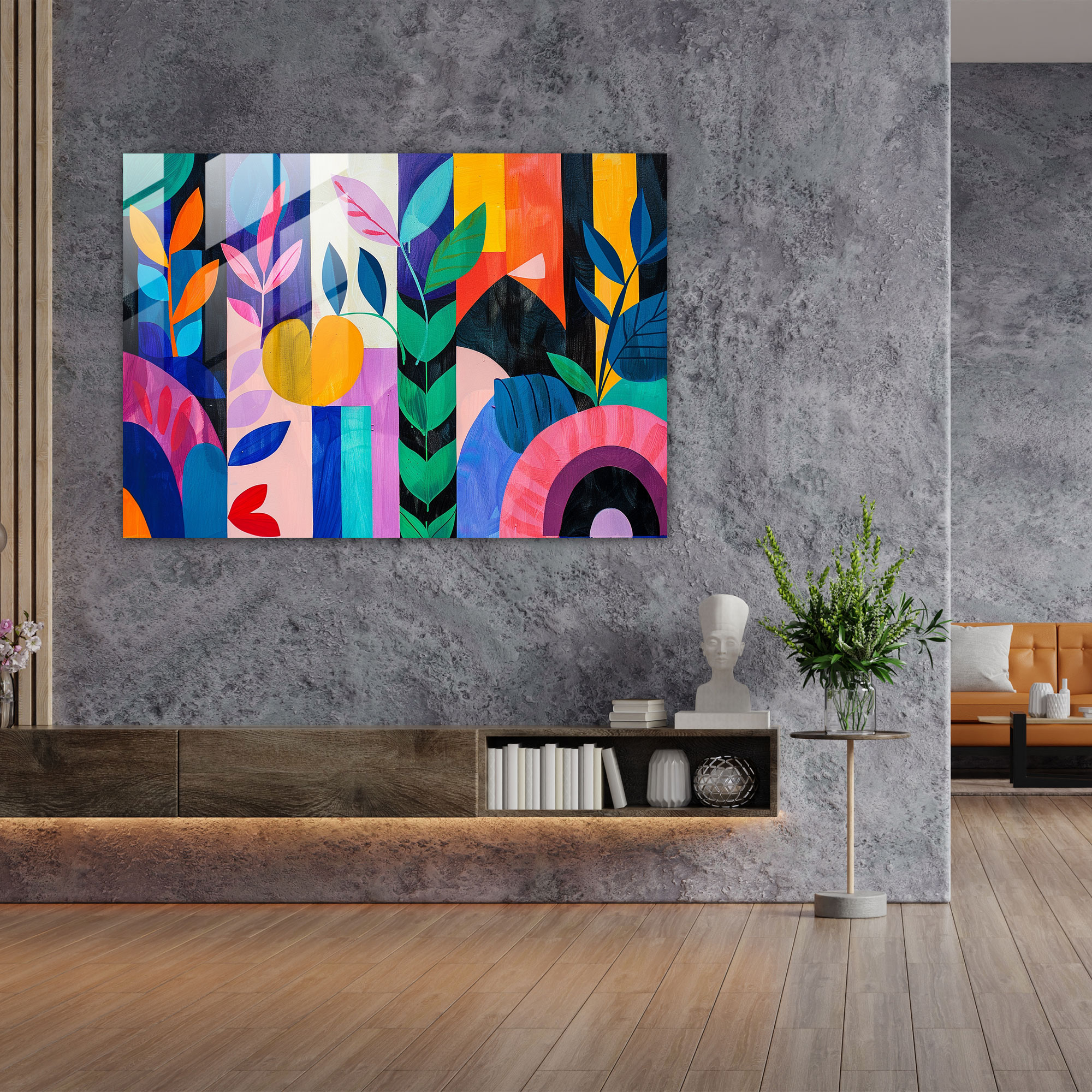 Henri Matisse Wall Decoration: Harmonious Geometric Shapes - Henri Matisse, Henri Matisse, Modern Art, Glass Art
