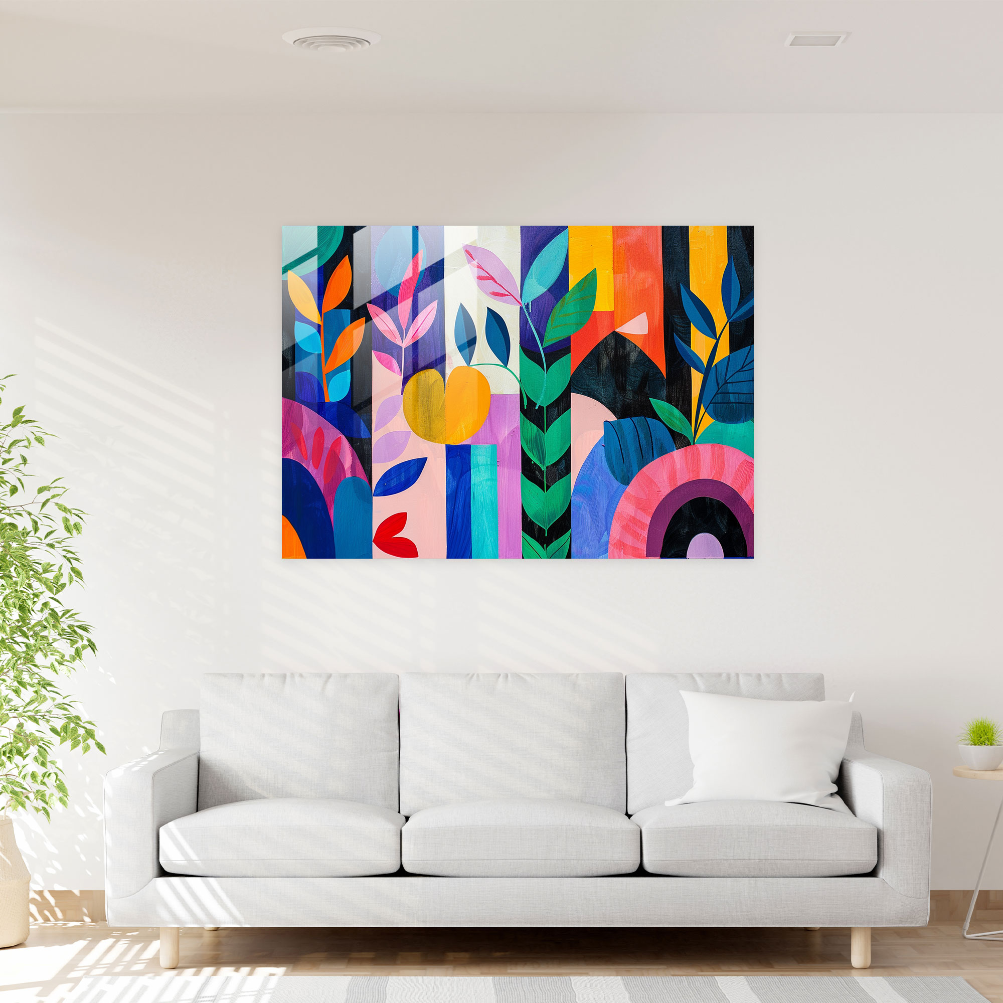 Henri Matisse Wall Decoration: Harmonious Geometric Shapes - Henri Matisse, Henri Matisse, Modern Art, Glass Art