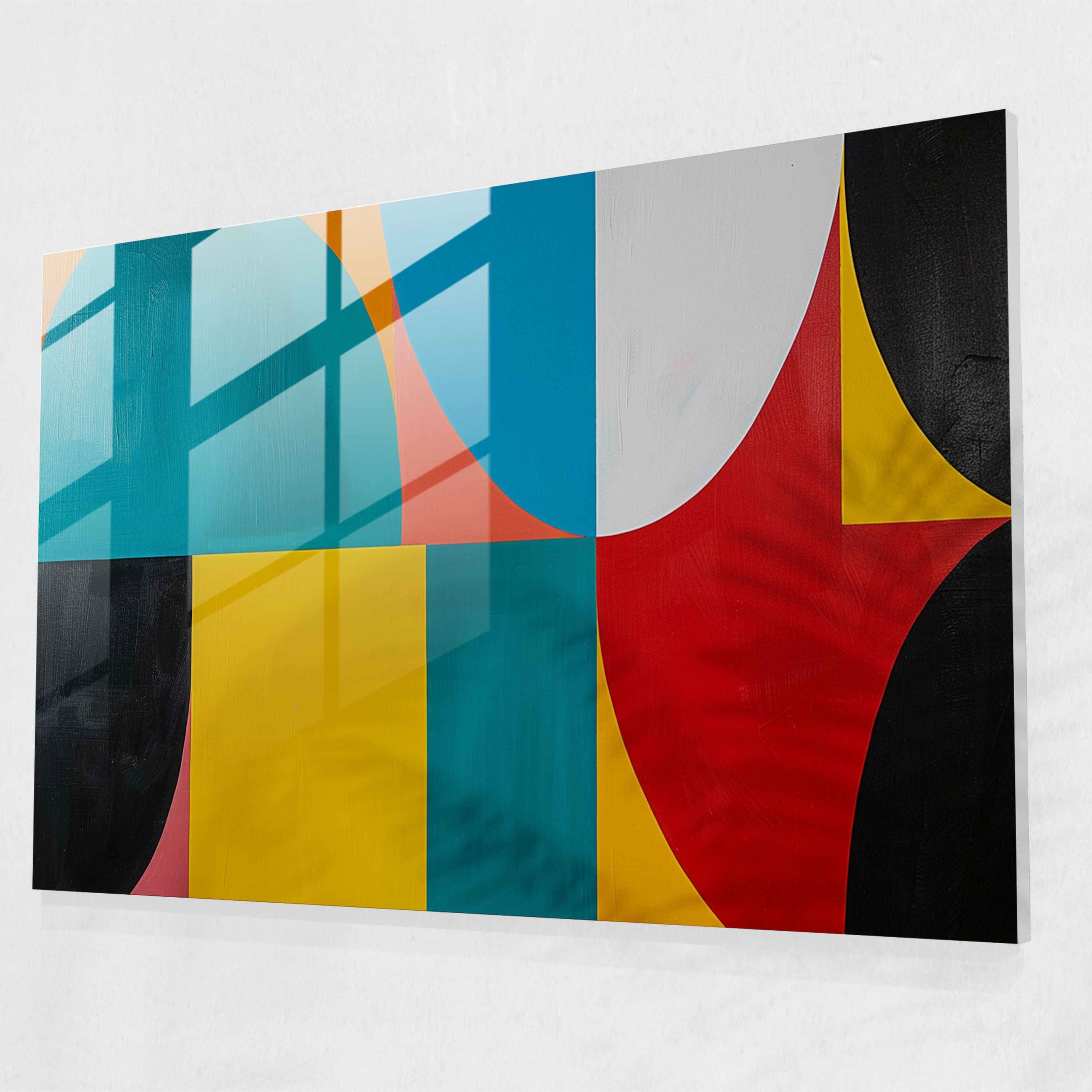 Henri Matisse Glass Wall Art - Bold Color Blocks - Henri Matisse, Wall Decoration, Glass Wall Art, Minimalist Design