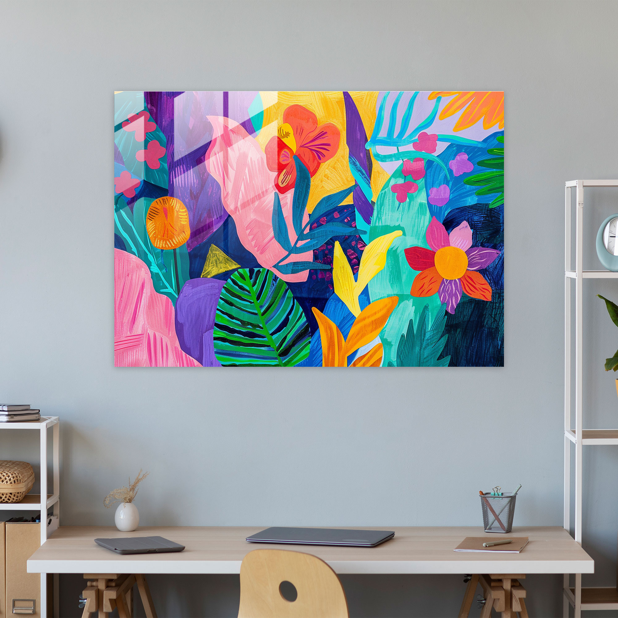 Henri Matisse Wall Decoration - Dynamic Composition - Henri Matisse, Glass Print, Dynamic Composition, Henri Matisse