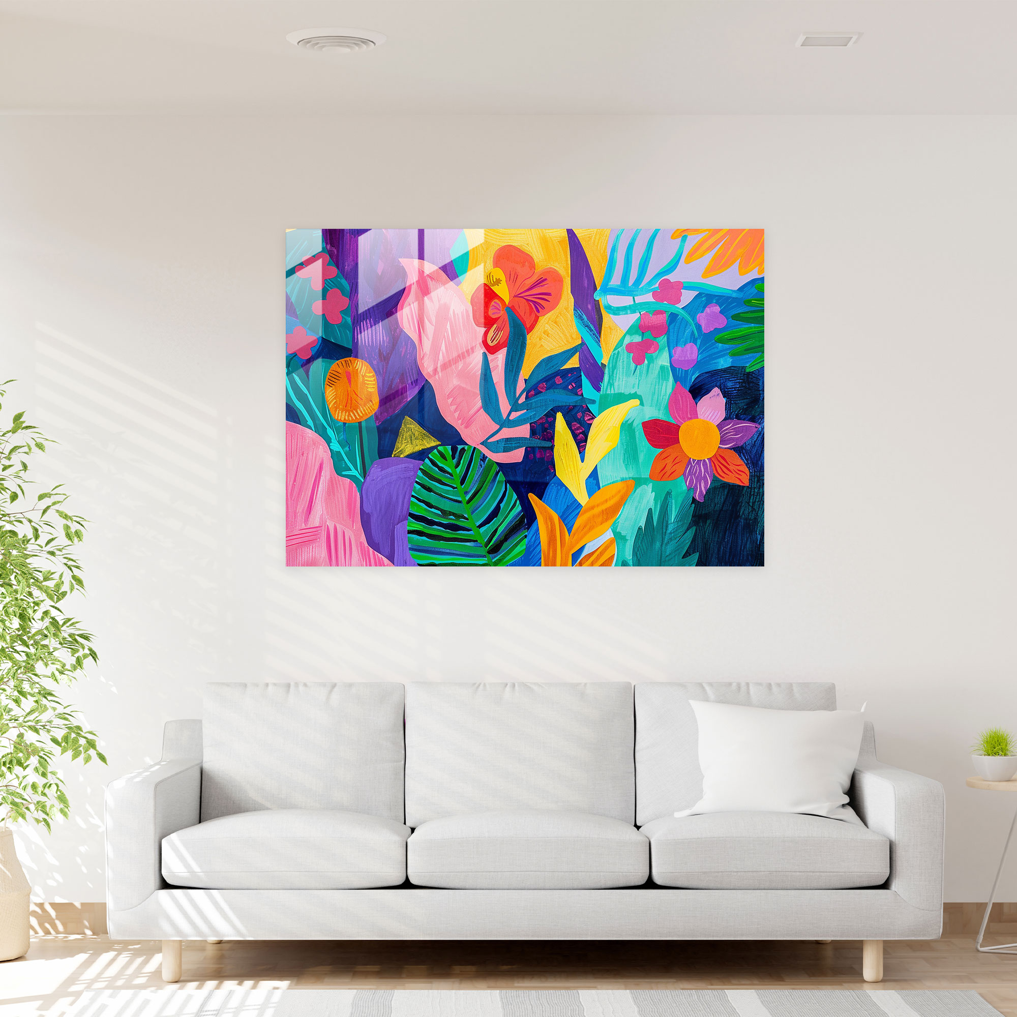 Henri Matisse Wall Decoration - Dynamic Composition - Henri Matisse, Glass Print, Dynamic Composition, Henri Matisse