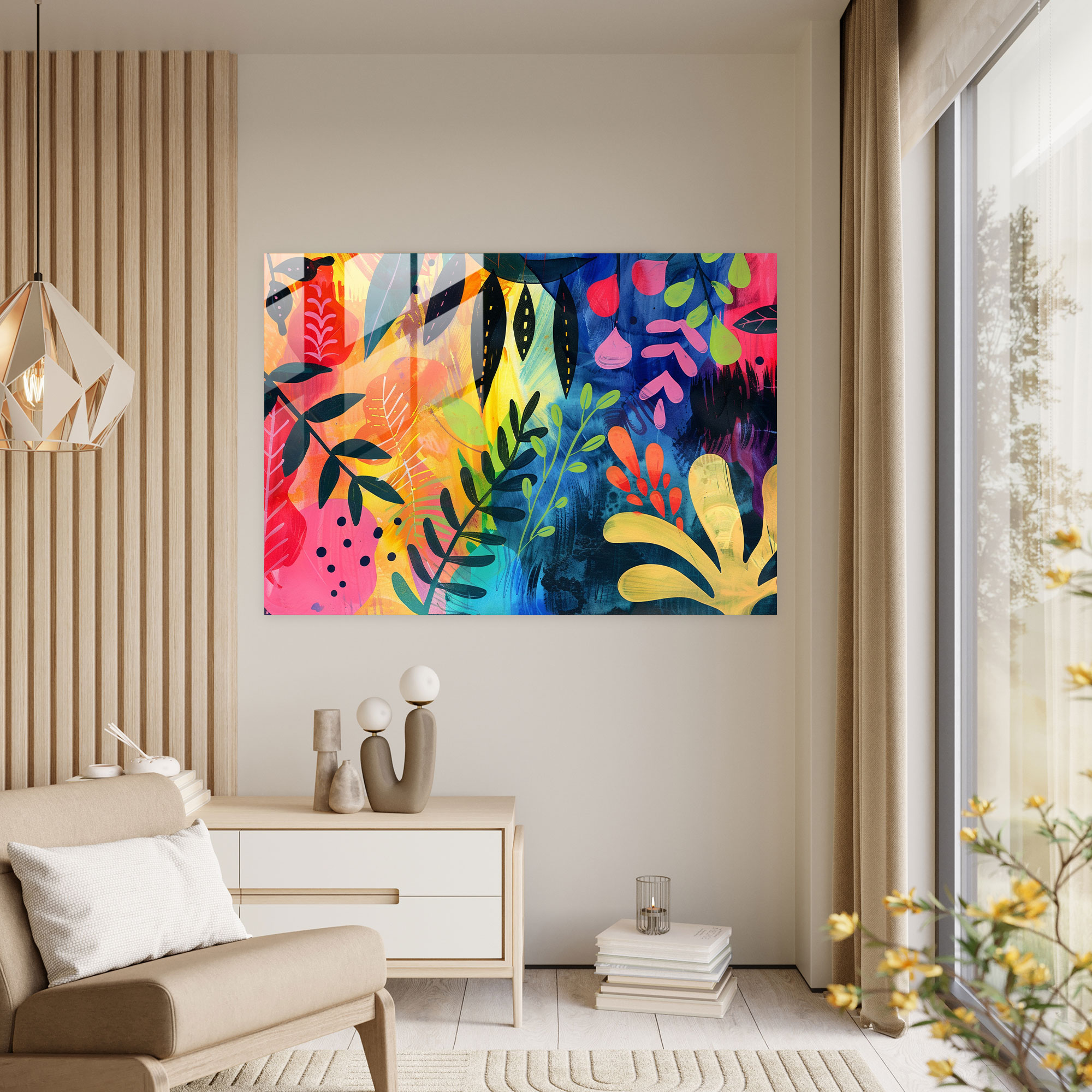 Henri Matisse Modern Art - Henri Matisse, Modern Art, Glass Print, Henri Matisse