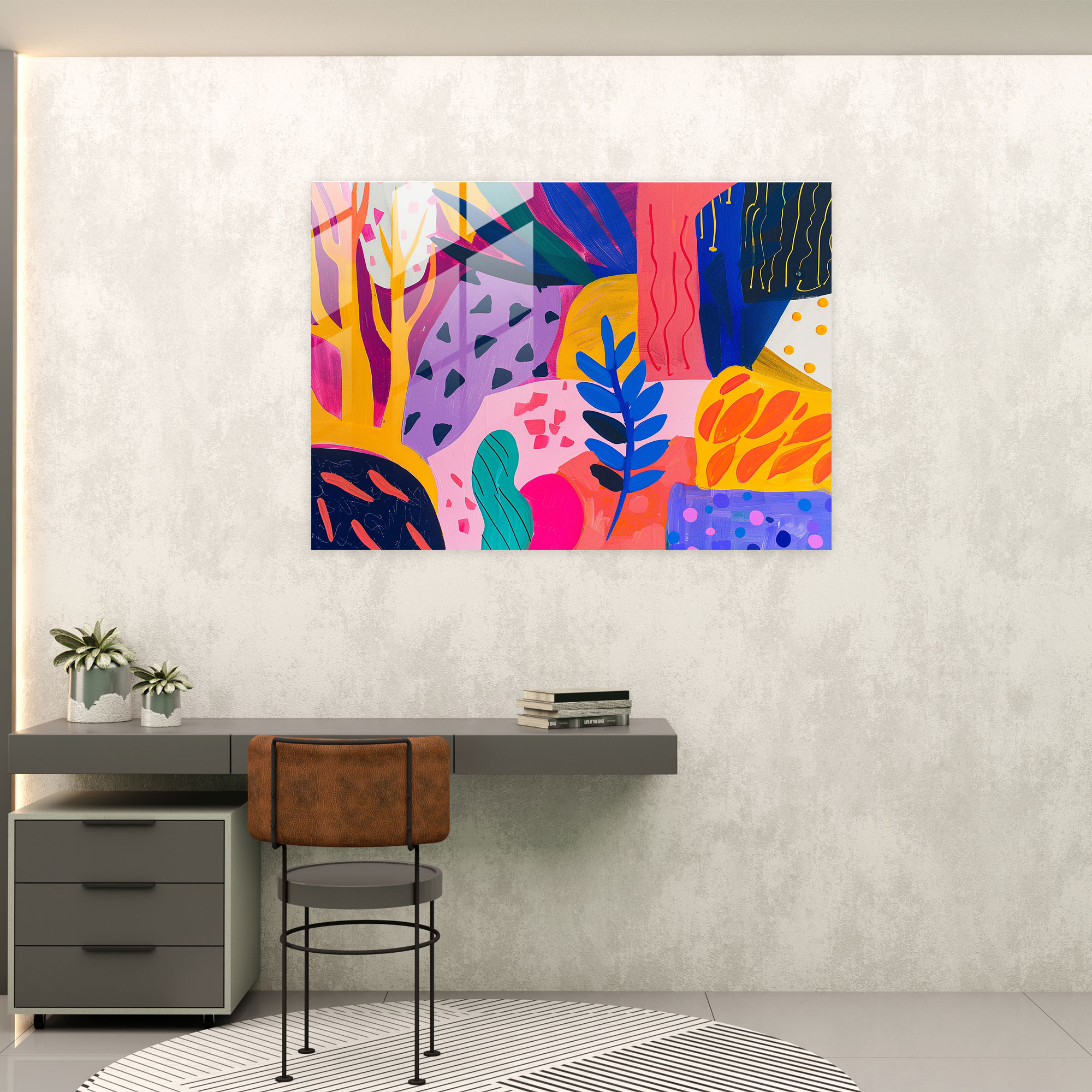 Henri Matisse Glass Print Modern Art - Henri Matisse, Glass Print, Henri Matisse, Glass Wall Art
