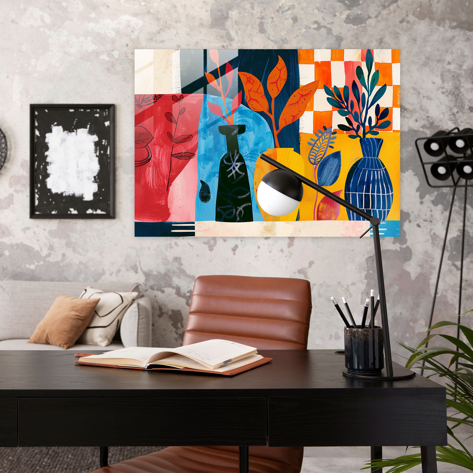 Henri Matisse Glass Wall Art Modern Art - Henri Matisse, Glass Wall Art, Home Decoration, Modern Art