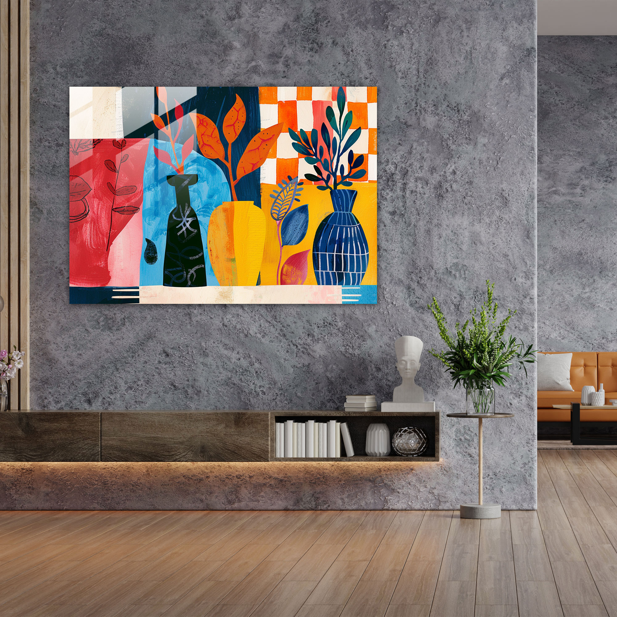 Henri Matisse Glass Wall Art Modern Art - Henri Matisse, Glass Wall Art, Home Decoration, Modern Art