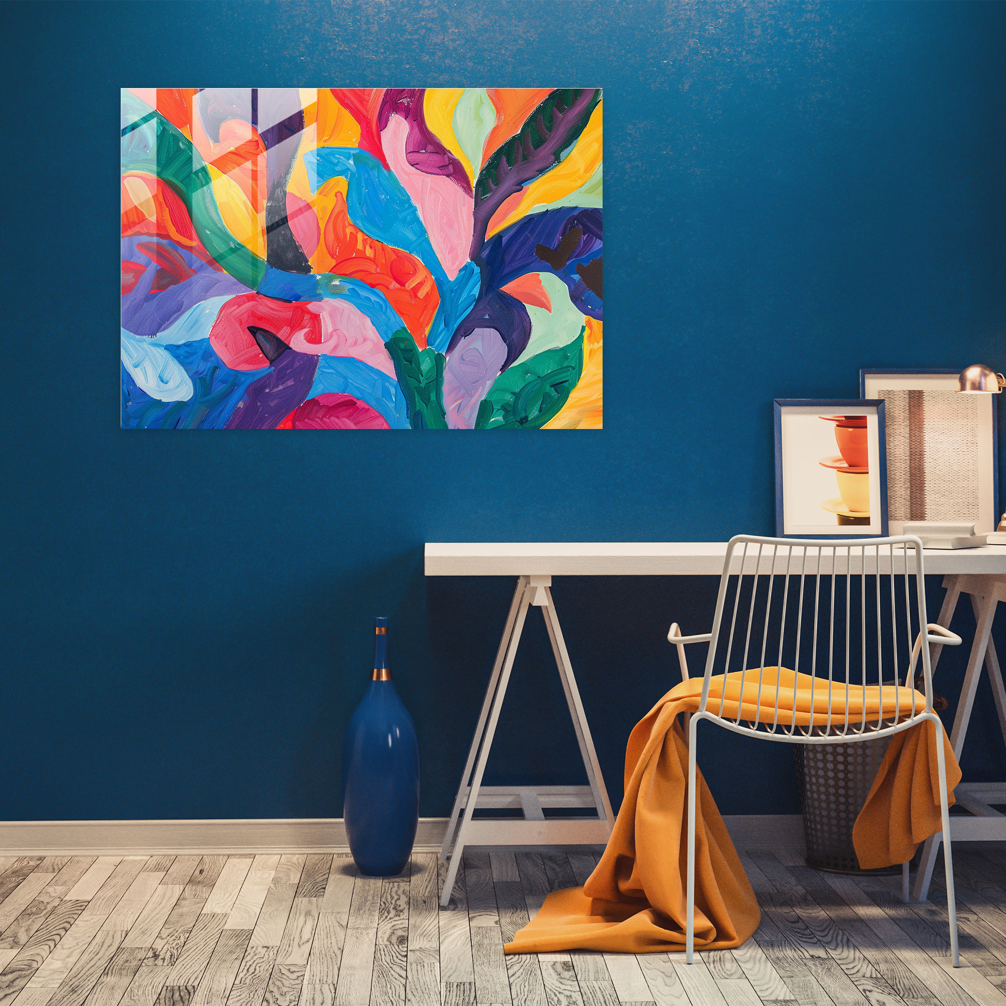 Henri Matisse Glass Art Home Decoration - Henri Matisse, Organic Forms, Flowing Lines, Home Decoration
