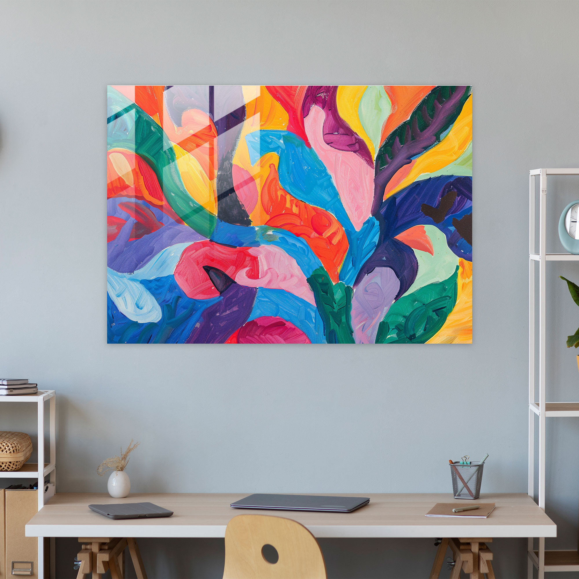 Henri Matisse Glass Art Home Decoration - Henri Matisse, Organic Forms, Flowing Lines, Home Decoration