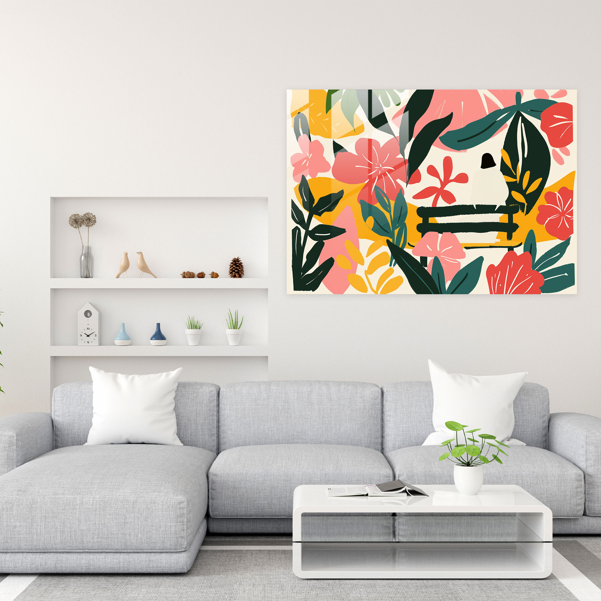 Henri Matisse Glass Print Wall Decoration - Henri Matisse, Playful Compositions, Henri Matisse, Glass Print
