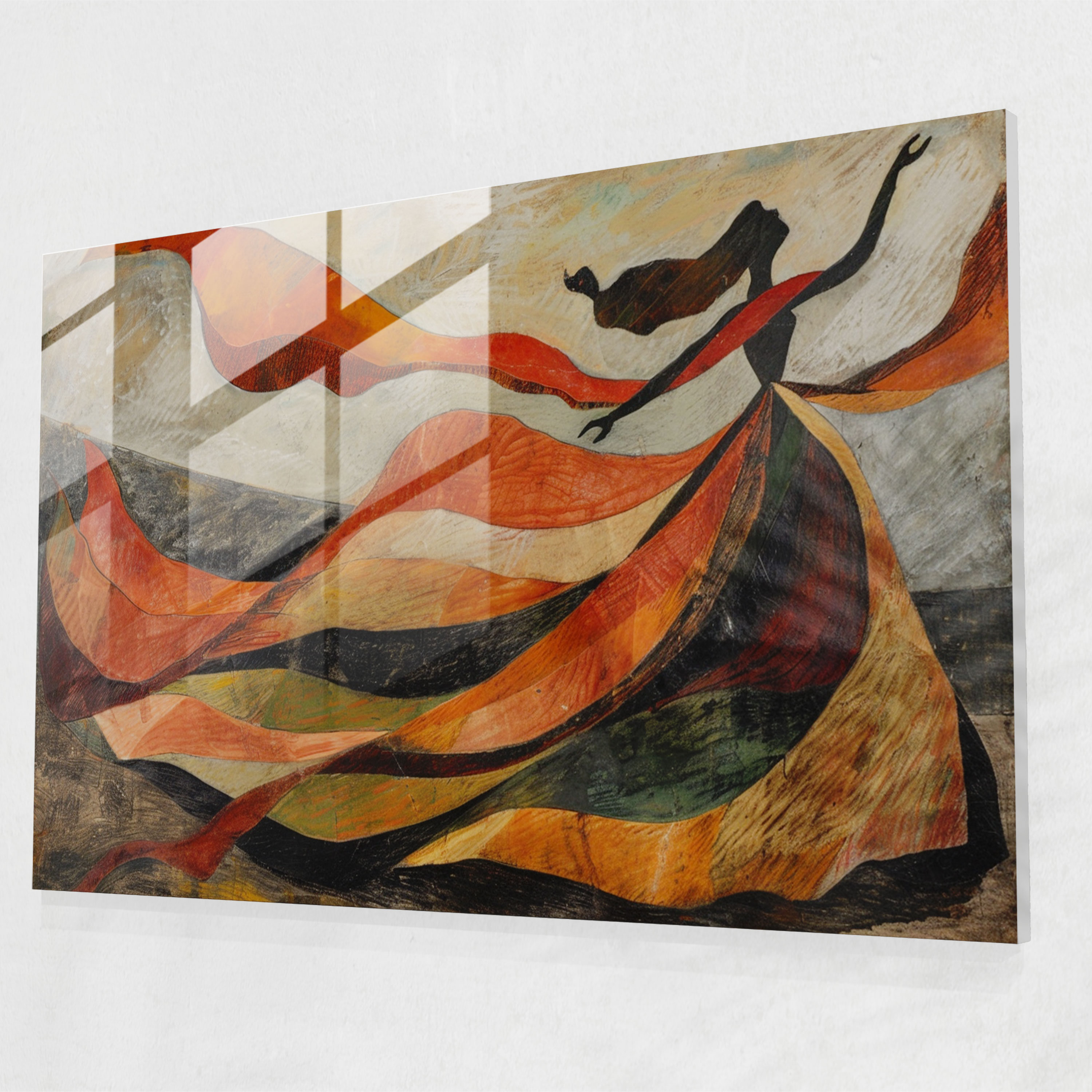 Henri Matisse Glass Wall Art - Woman Dancing - Henri Matisse, Henri Matisse, Glass Wall Art, Home Decoration