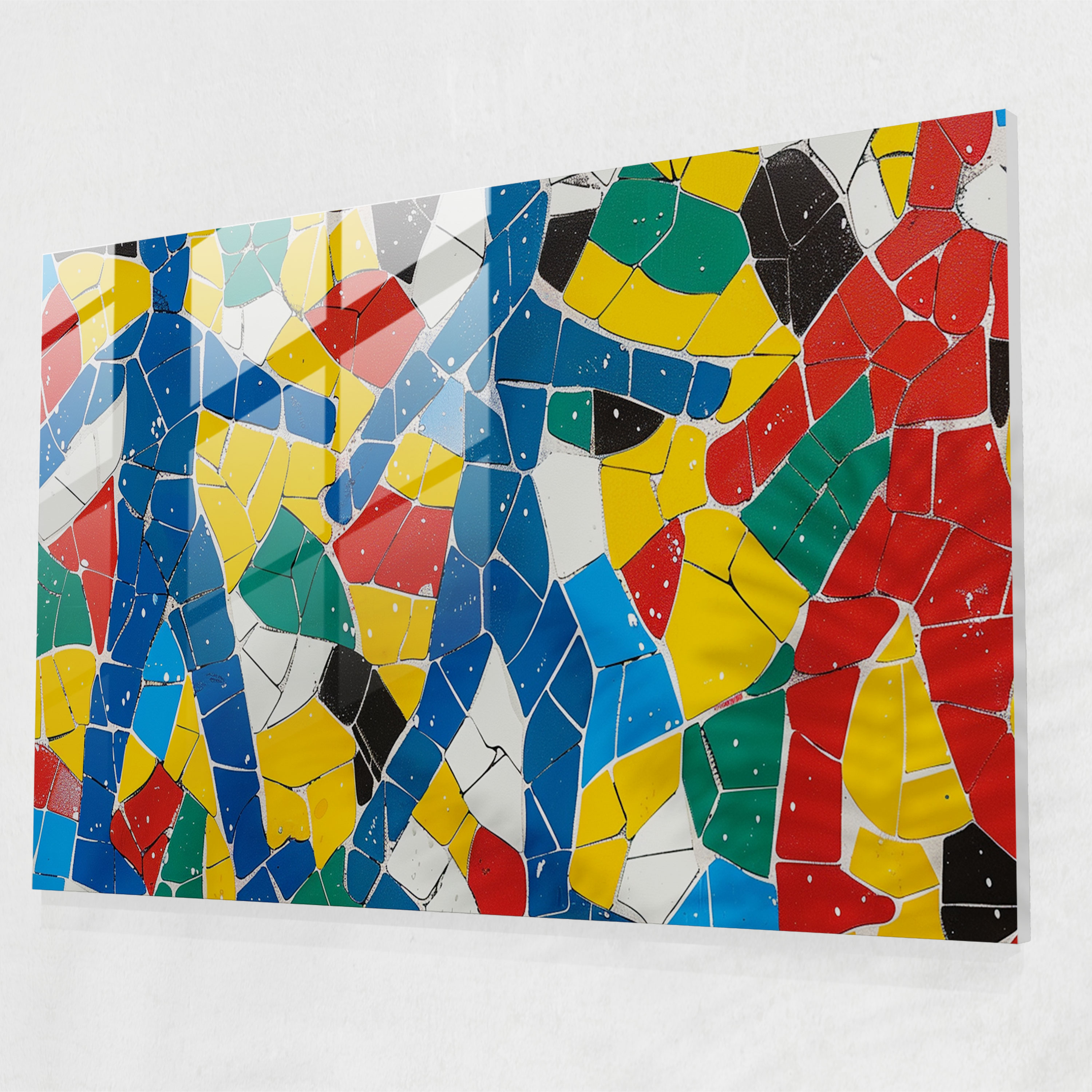 Henri Matisse Glass Wall Art - Bold Primary Colors - Henri Matisse, Home Decoration, Modern Art, Henri Matisse