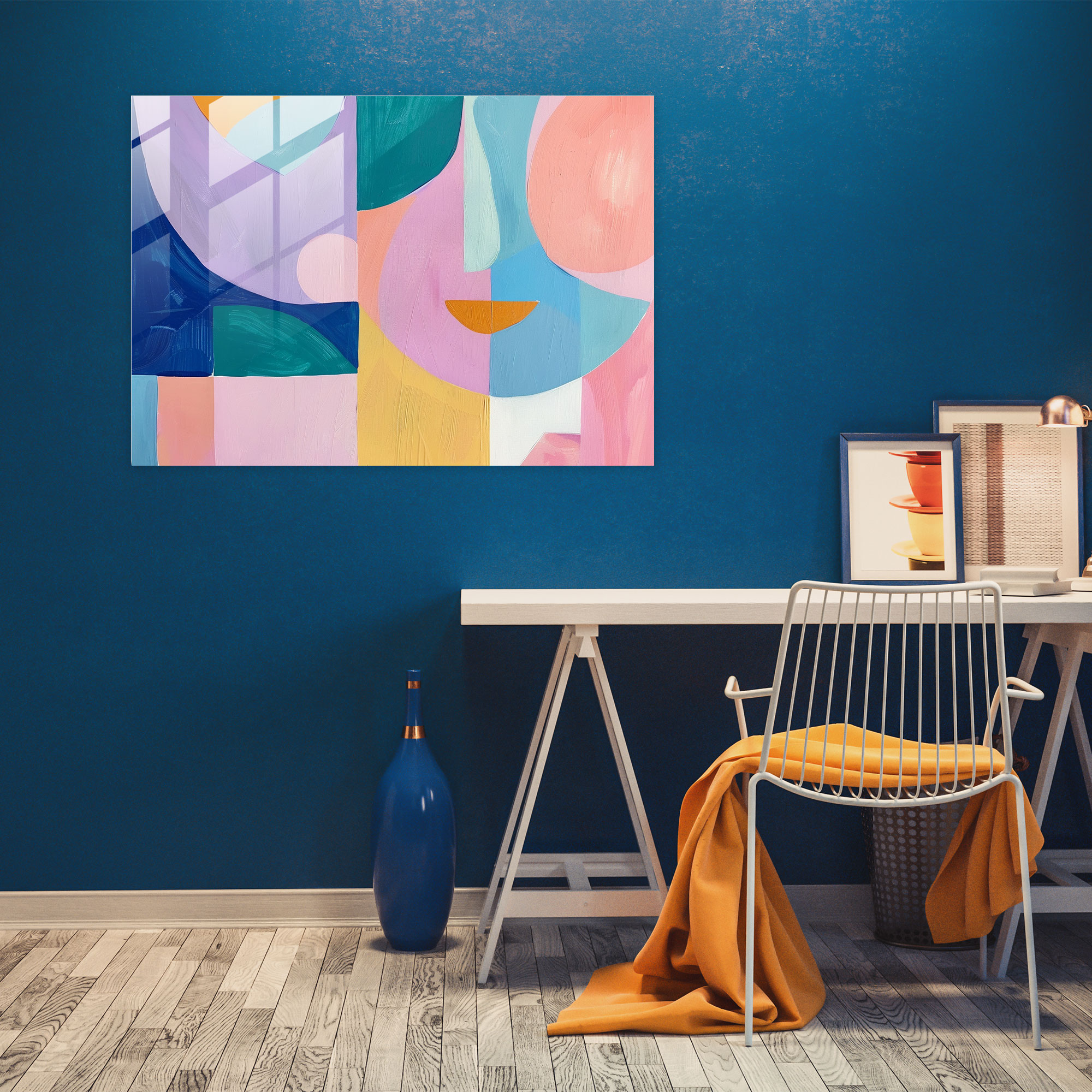 Henri Matisse Glass Print - Geometric Shapes - Henri Matisse, Henri Matisse, Wall Decoration, Home Decoration