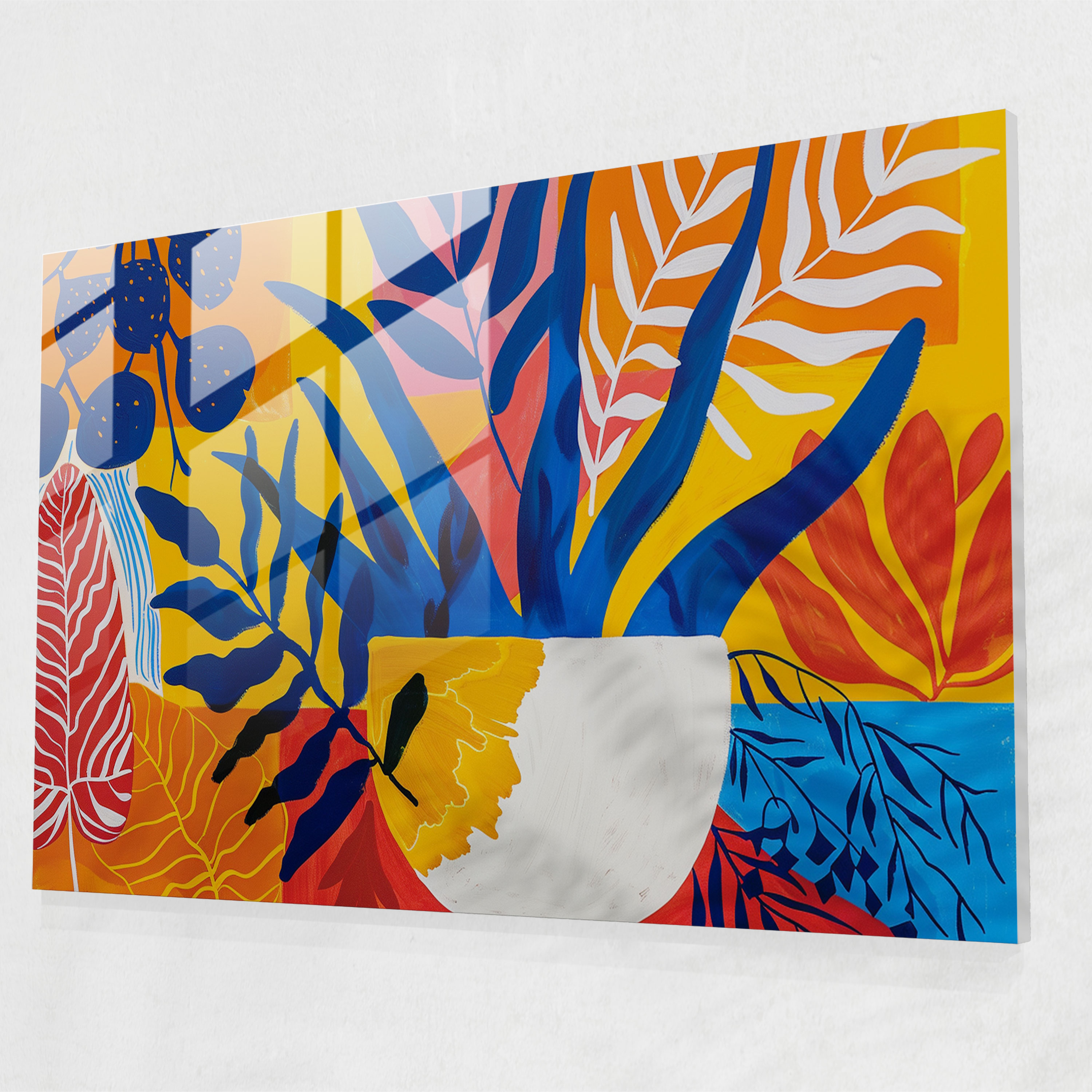 Henri Matisse Glass Print - Bold Patterns - Henri Matisse, Henri Matisse, Modern Art, Glass Print
